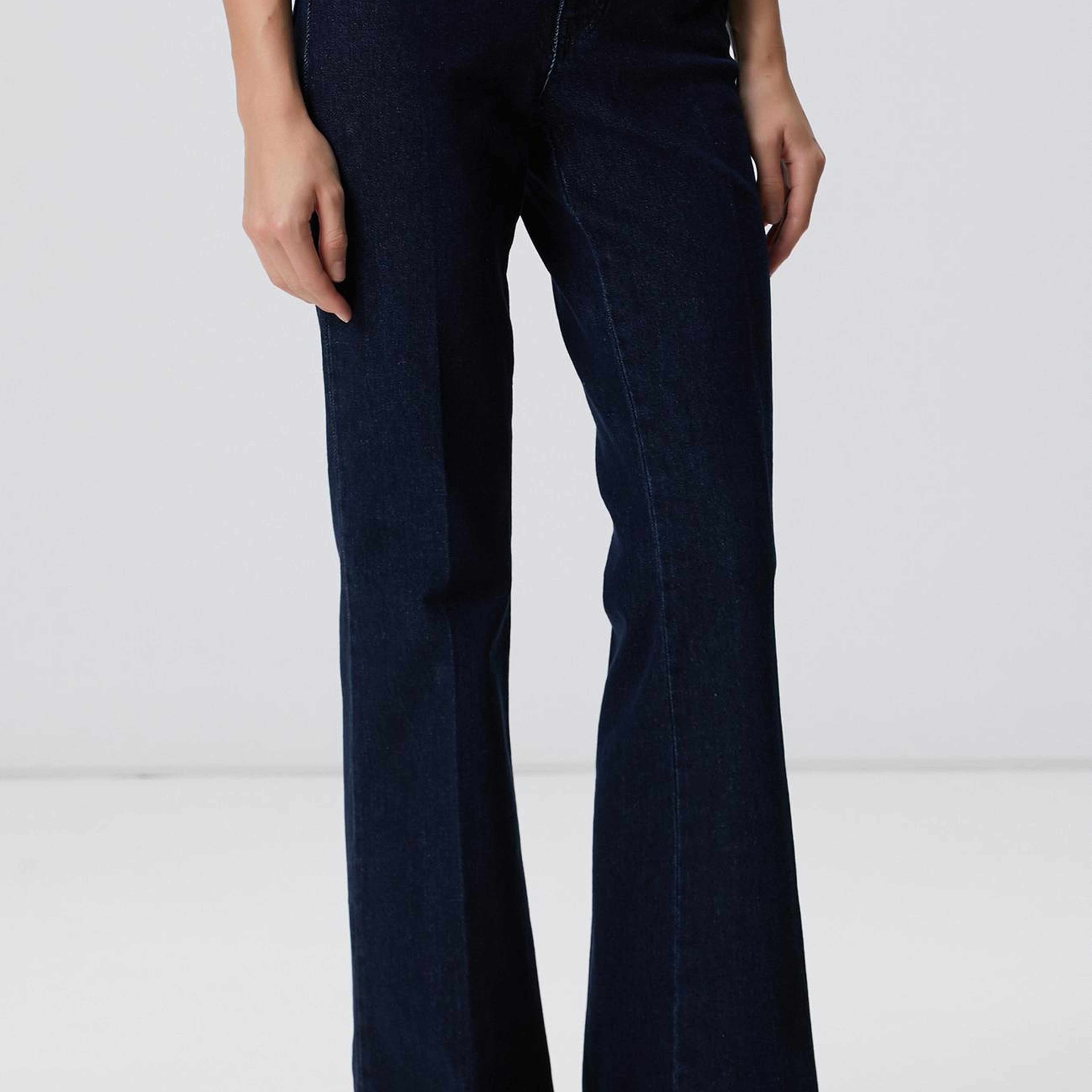 Network Kadın Indigo Flare Denim Pantolon