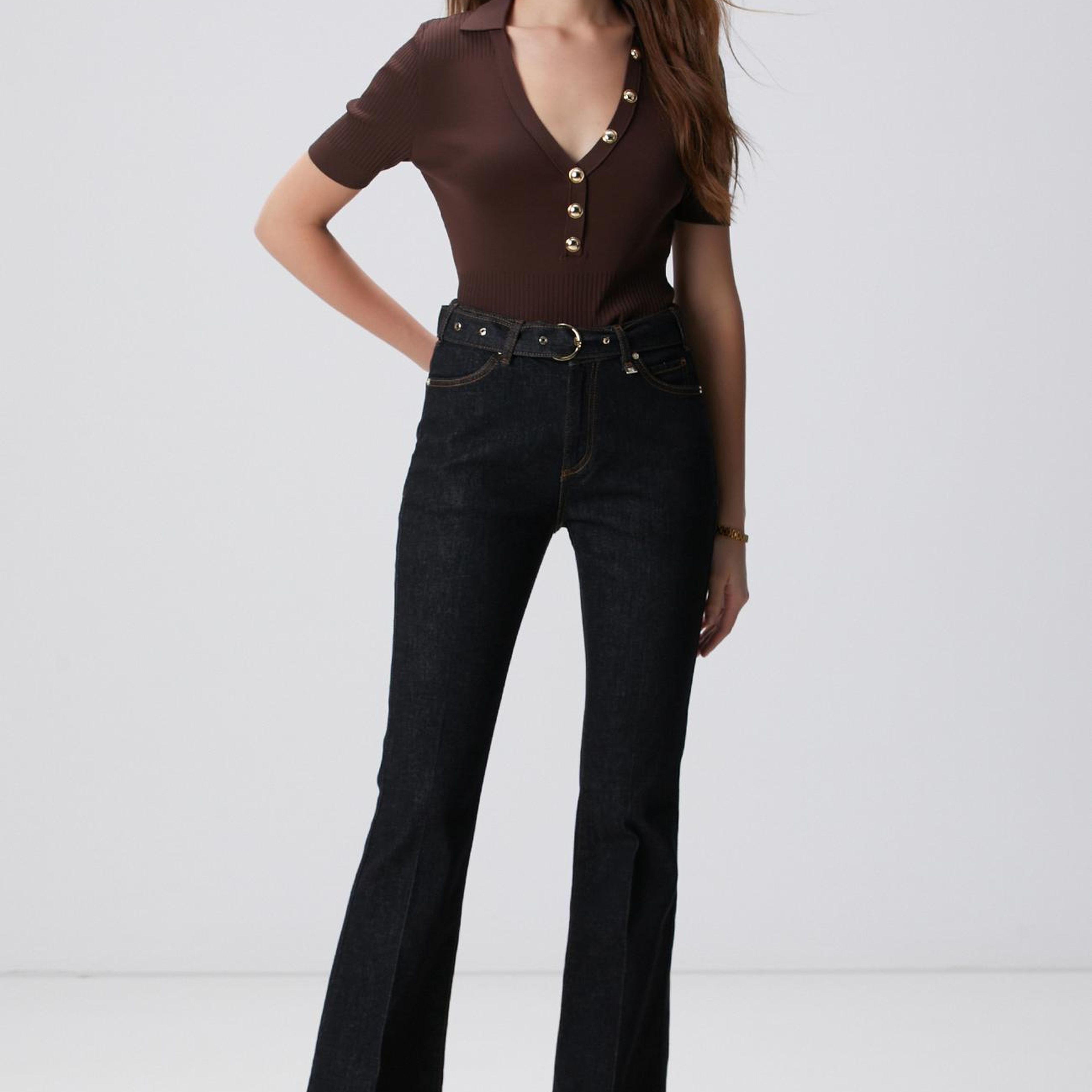 Network Kadın Antrasit Denim Pantolon