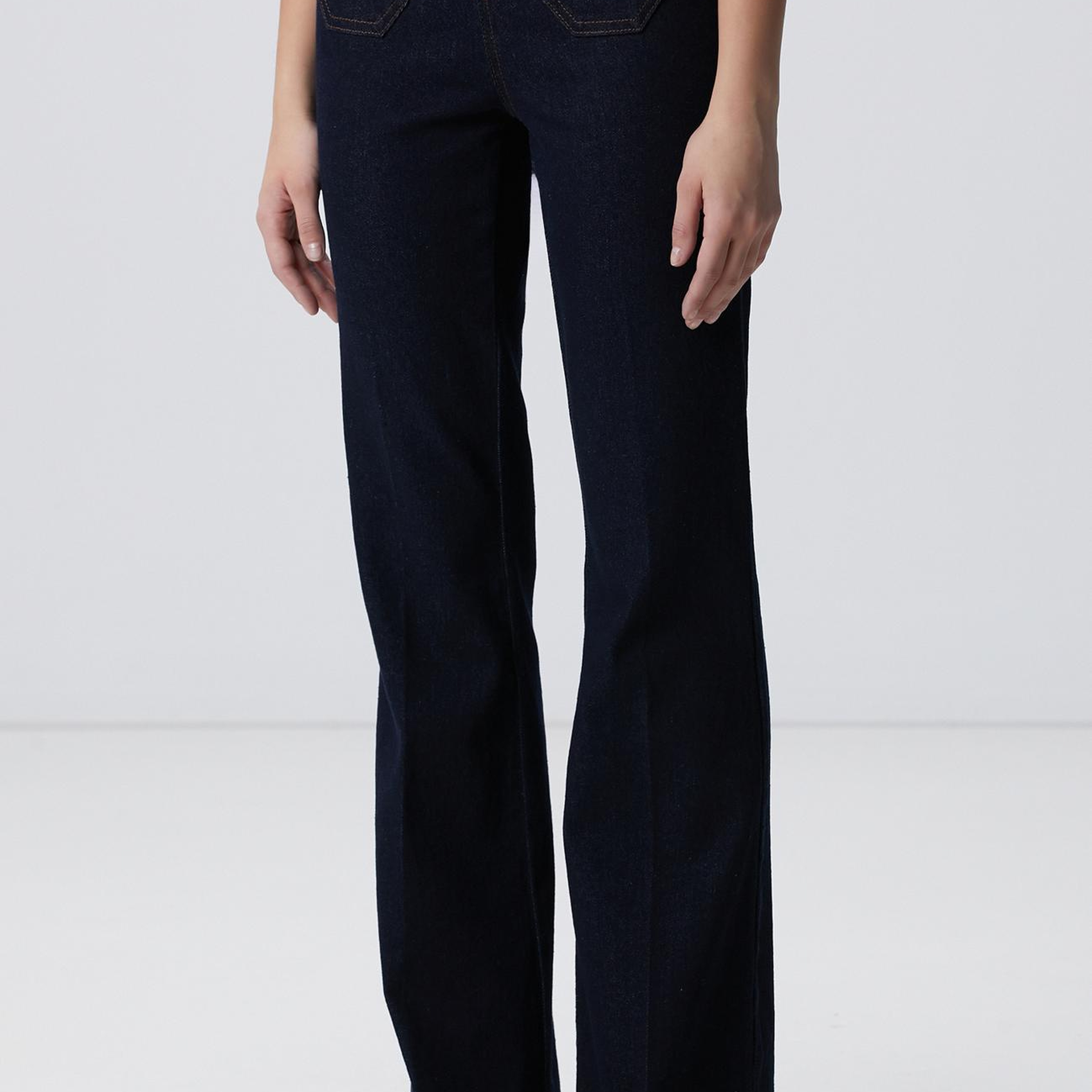 Network Kadın Lacivert Denim Pantolon