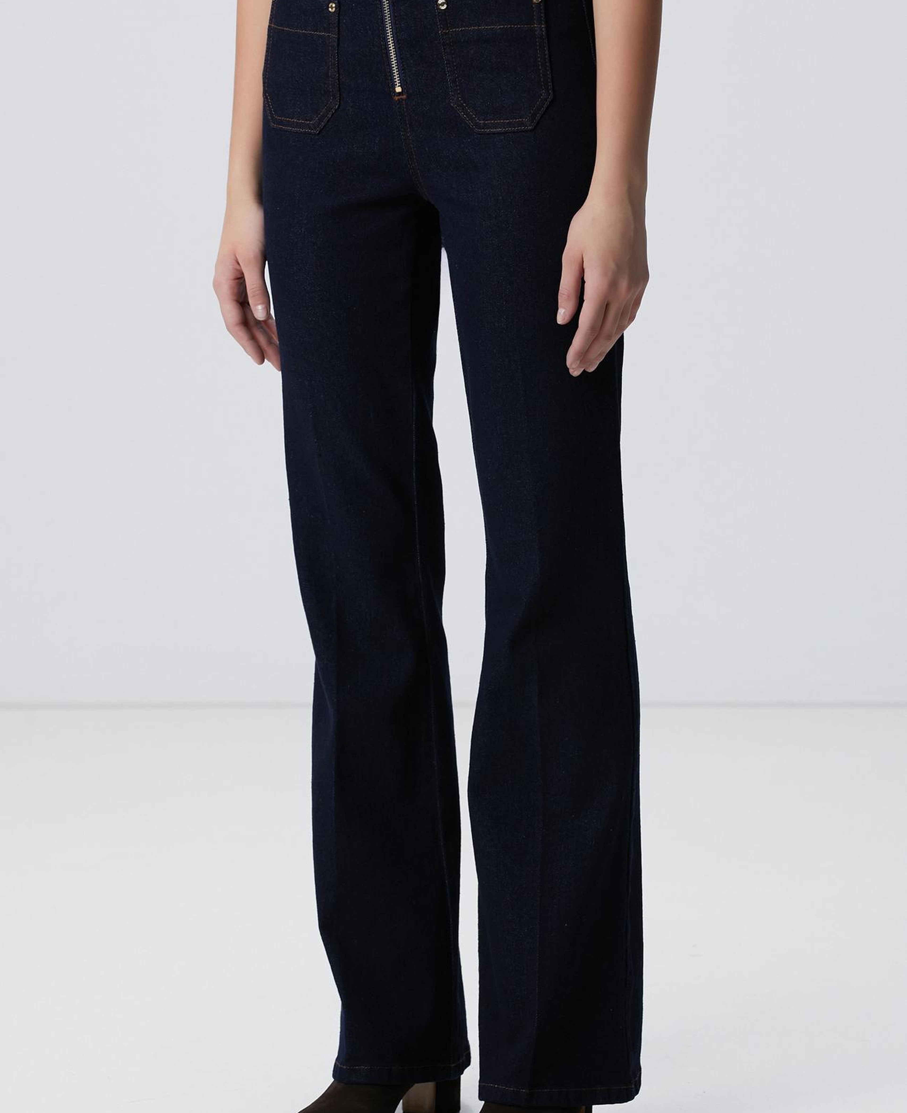 Network Kadın Lacivert Denim Pantolon