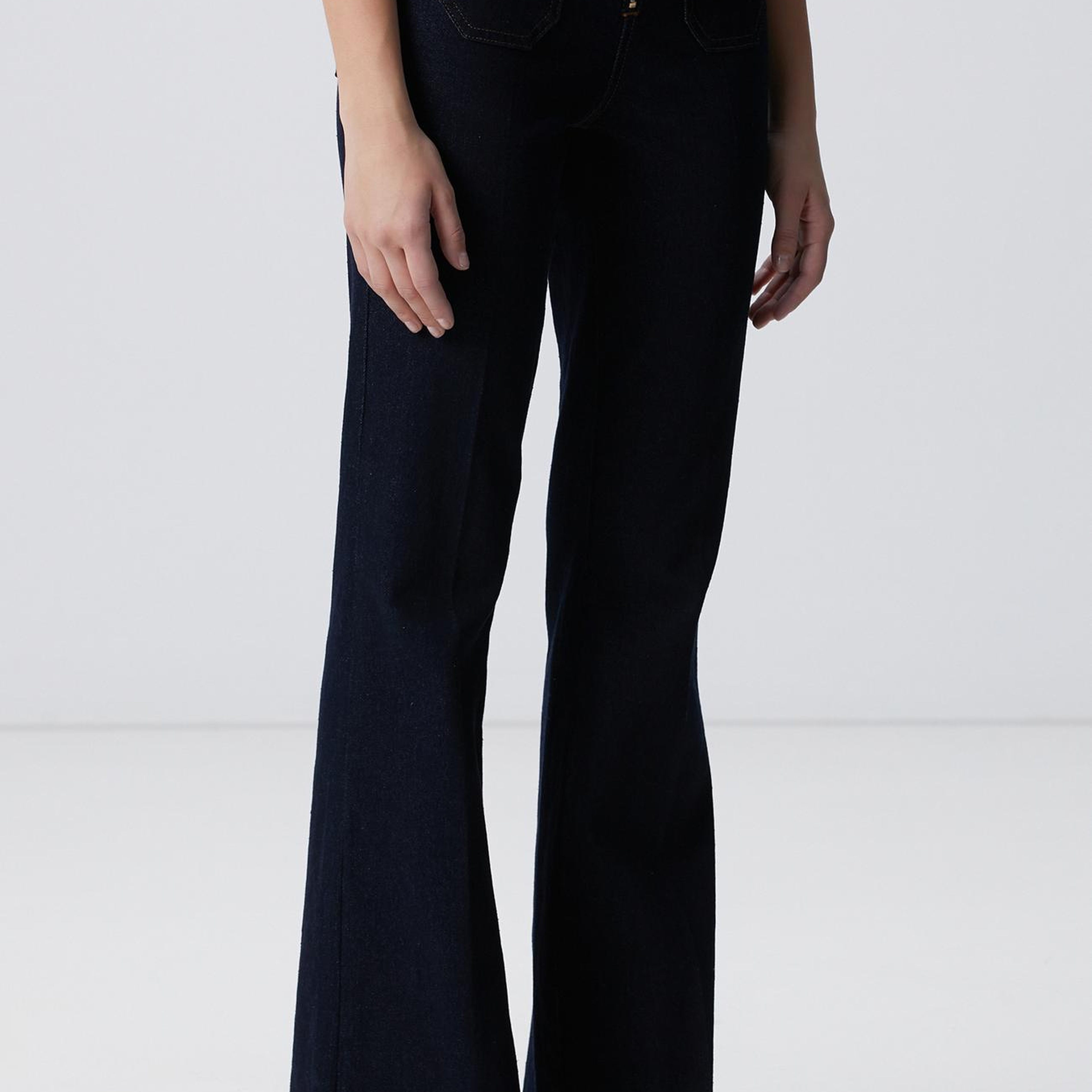 Network Kadın Lacivert Denim Pantolon