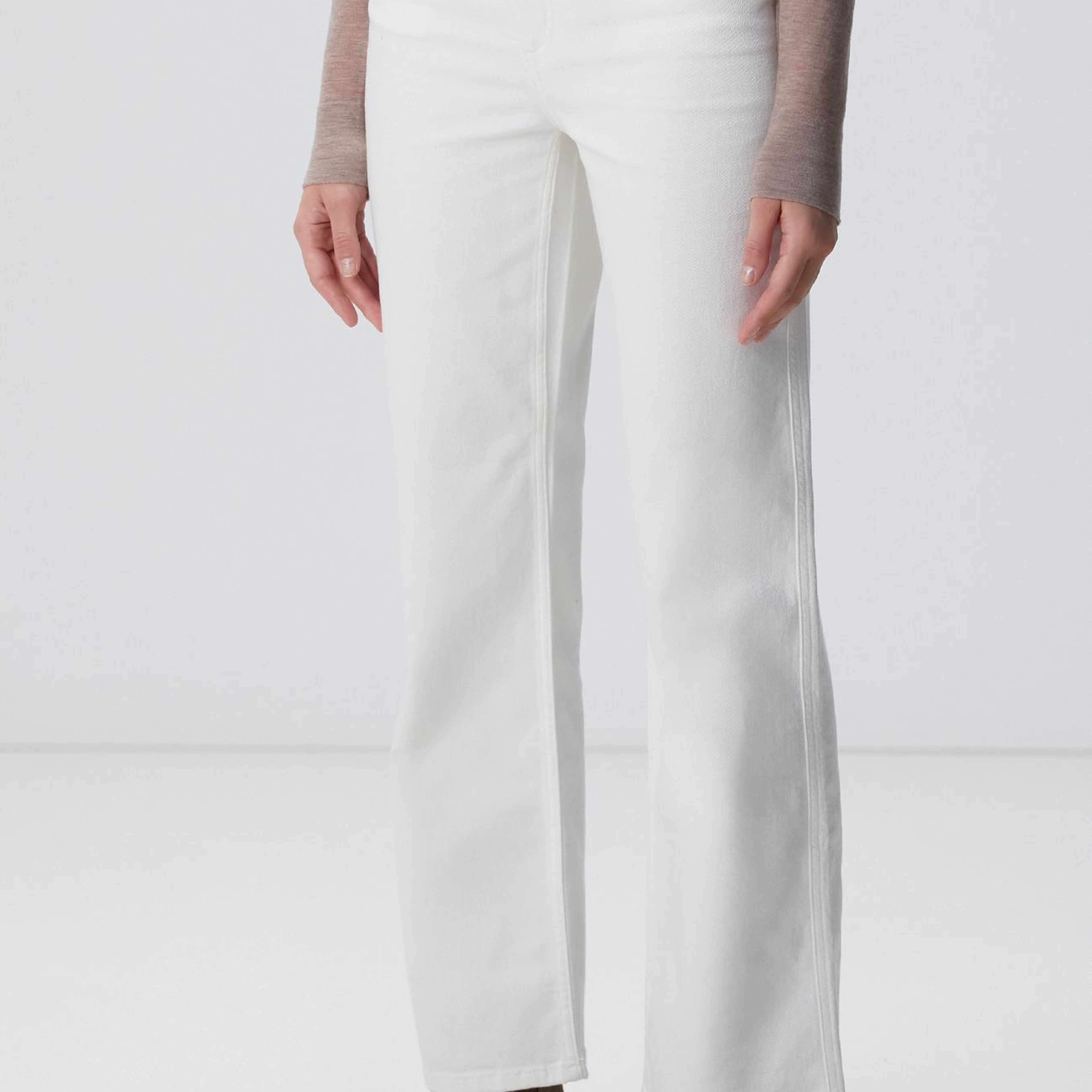 Network Kadın Kırık Beyaz Denim Pantolon