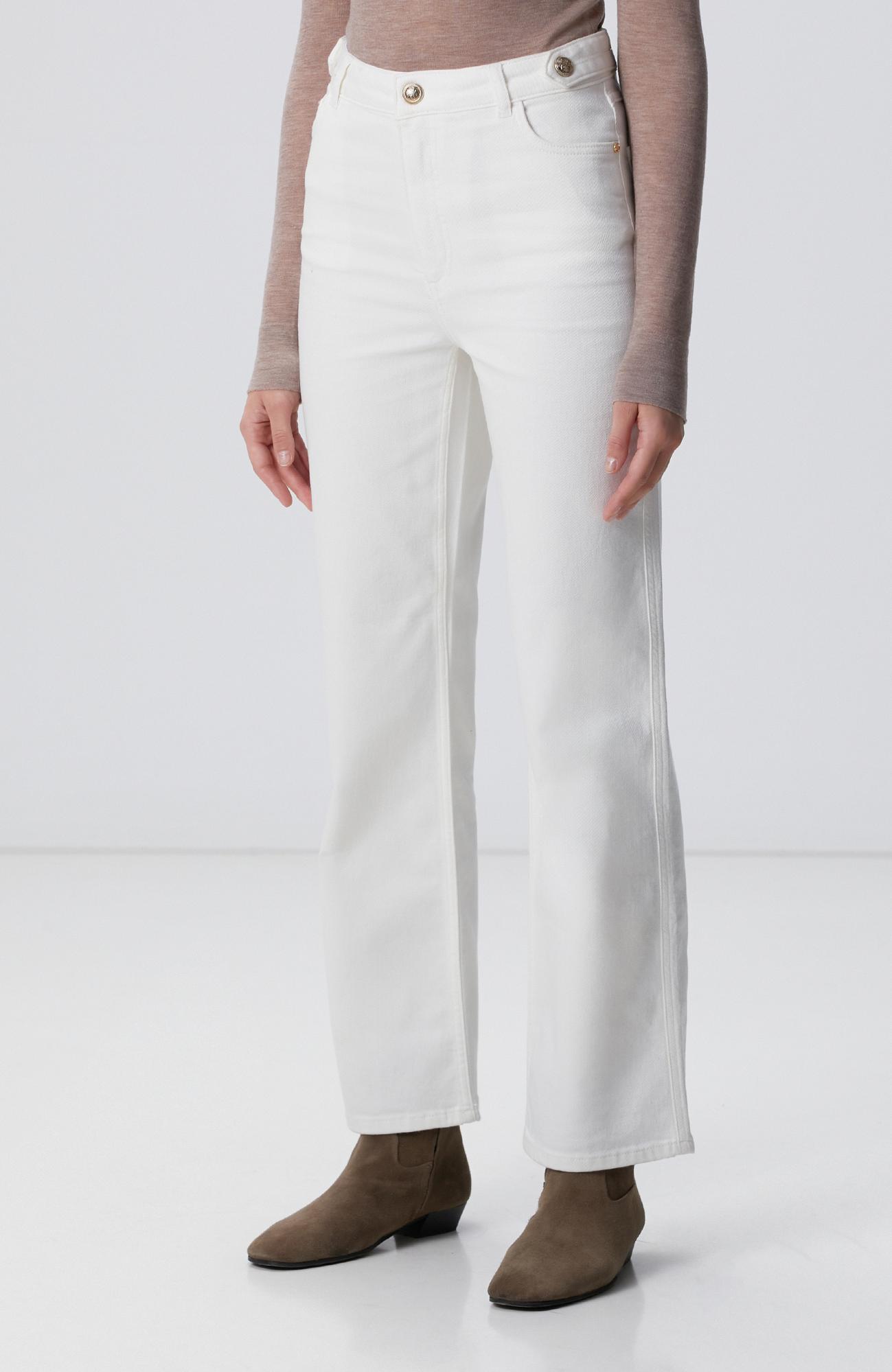 Network Kadın Kırık Beyaz Denim Pantolon