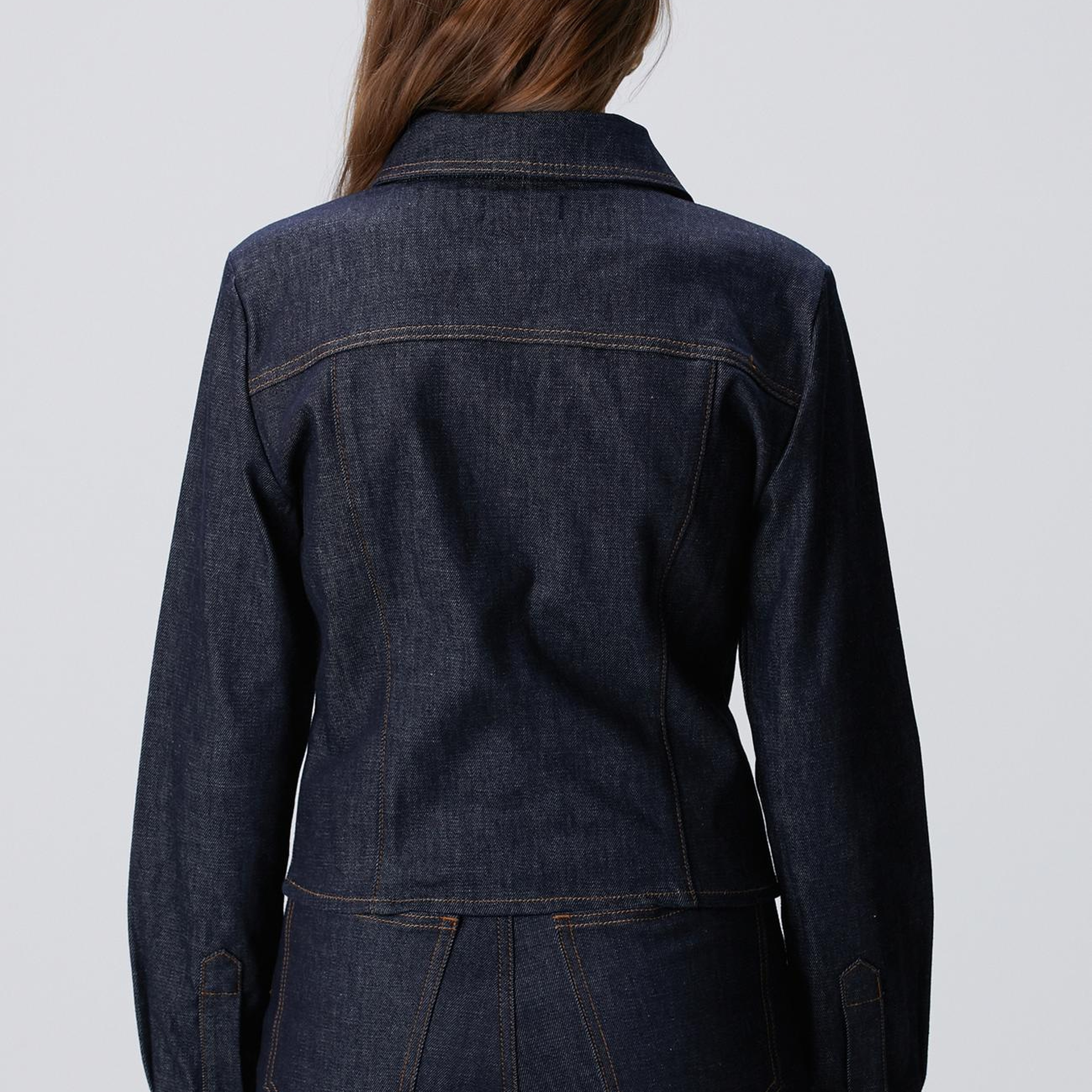 Network Kadın Lacivert Denim Ceket