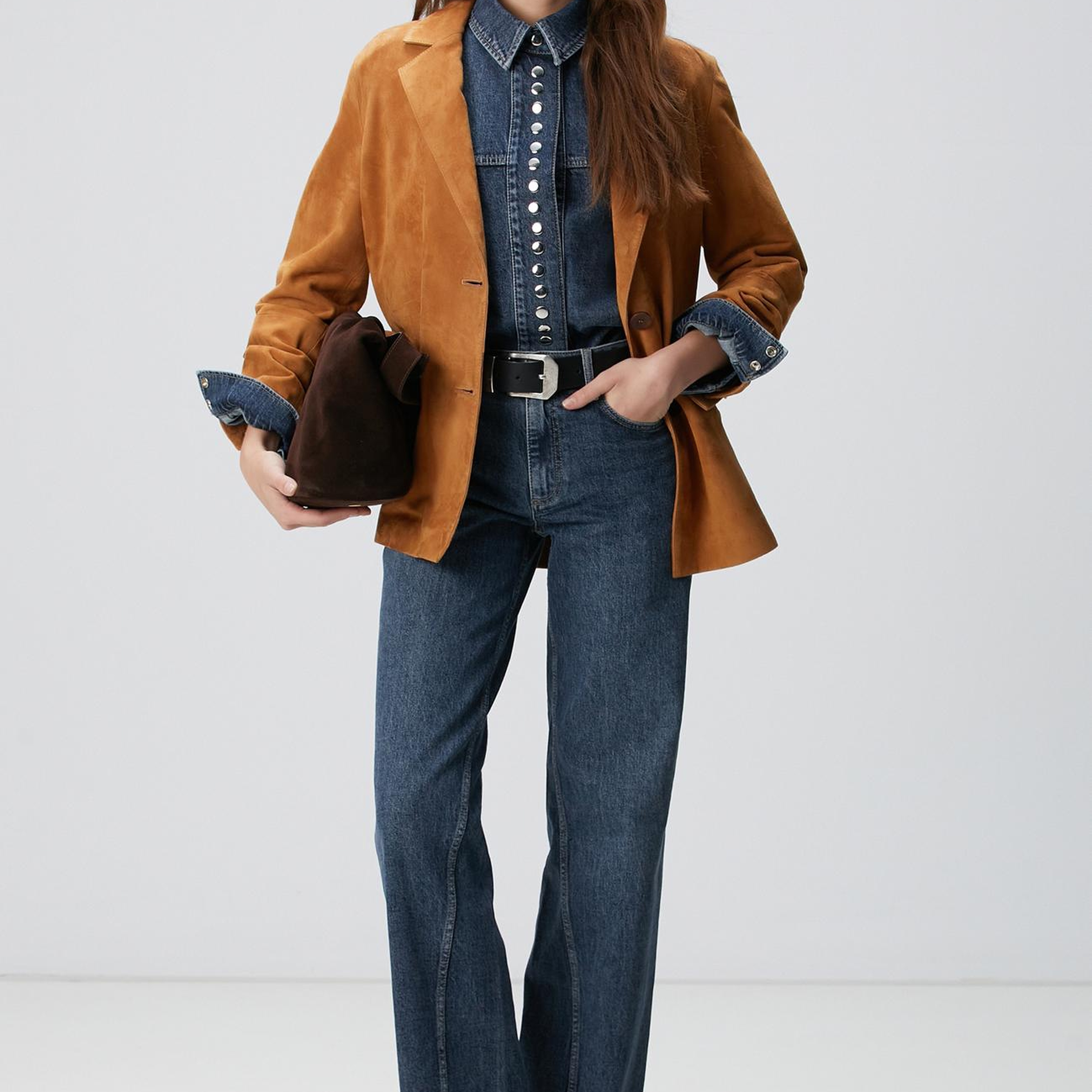 Network Kadın İndigo Straight Kalıp Denim Pantolon