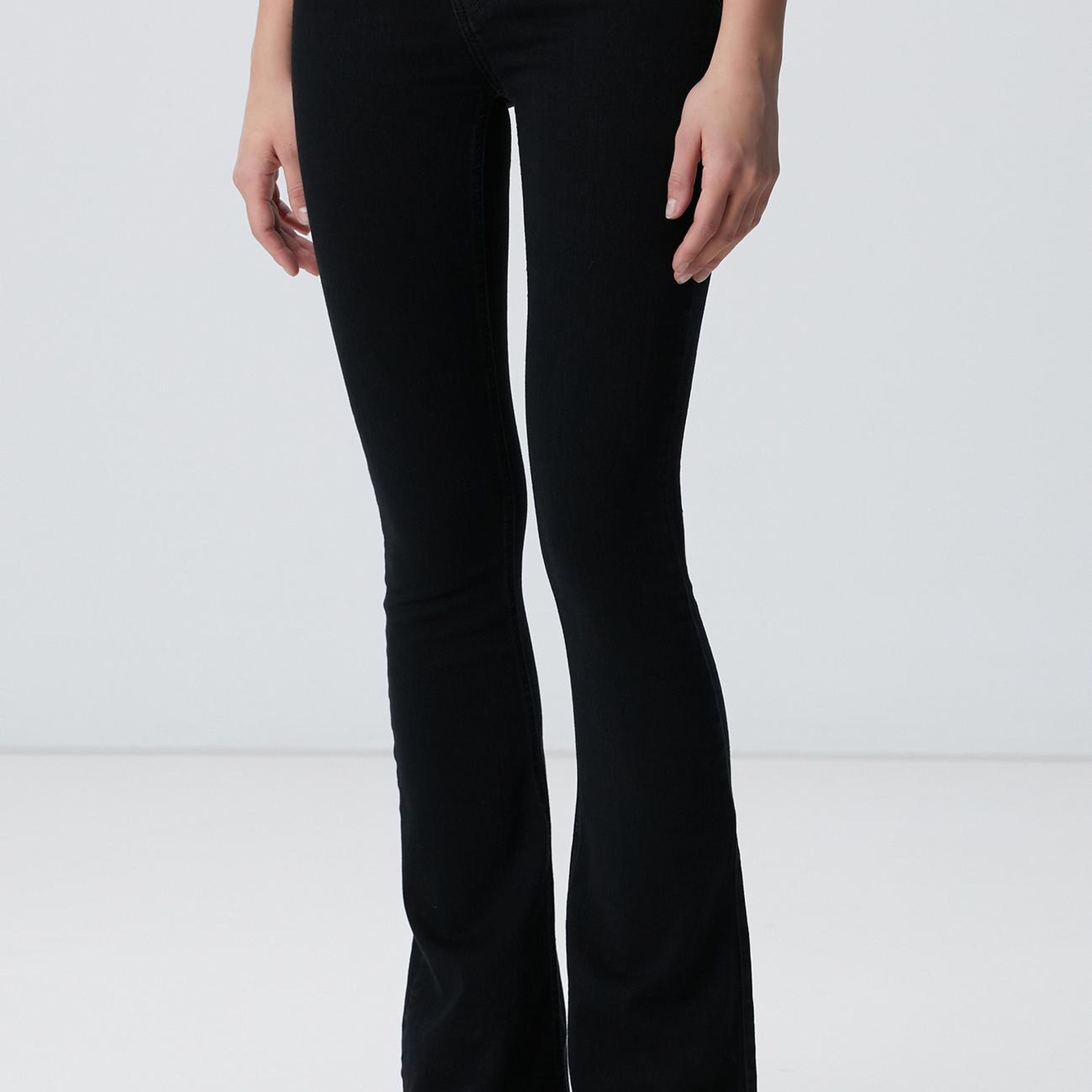 Network Kadın Siyah Denim Pantolon