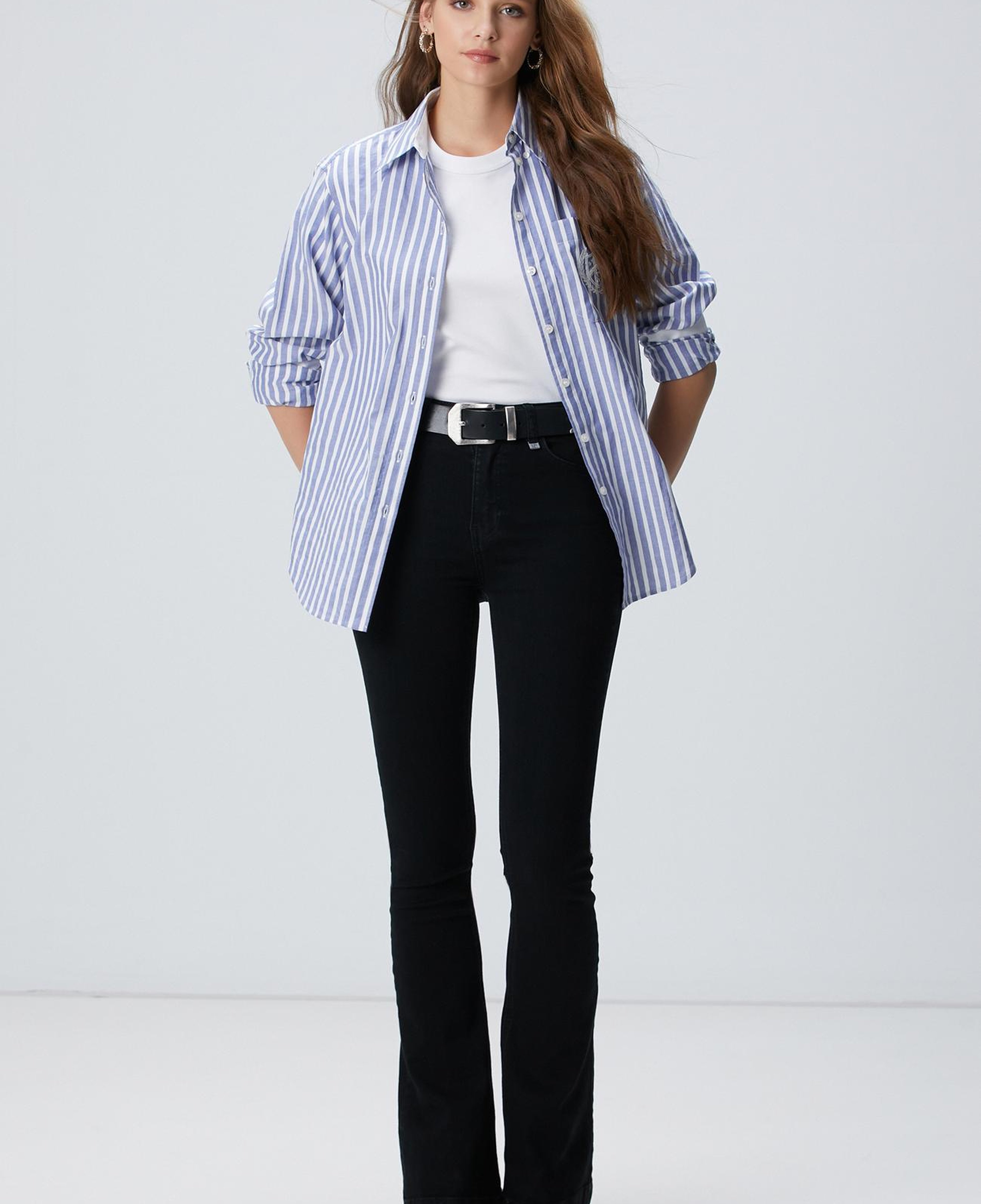 Network Kadın Siyah Denim Pantolon
