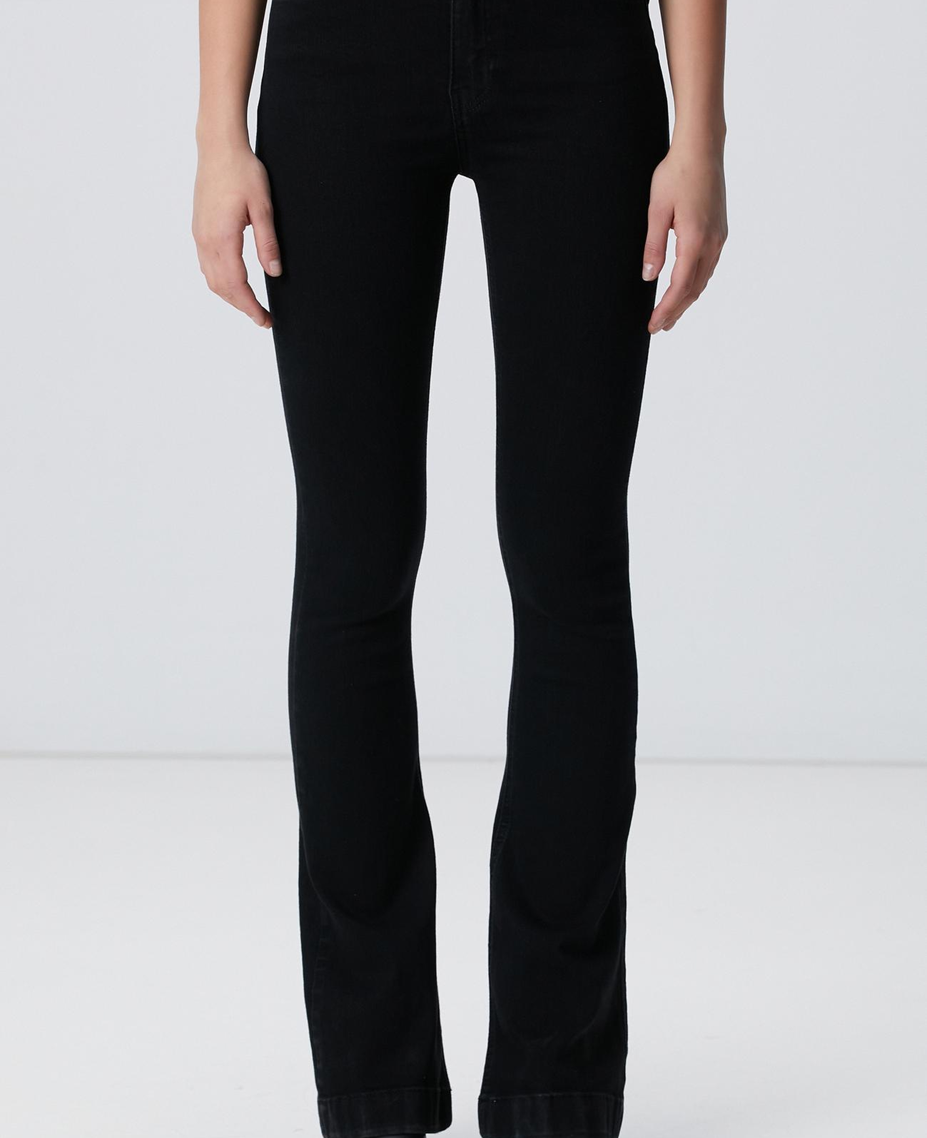 Network Kadın Siyah Denim Pantolon