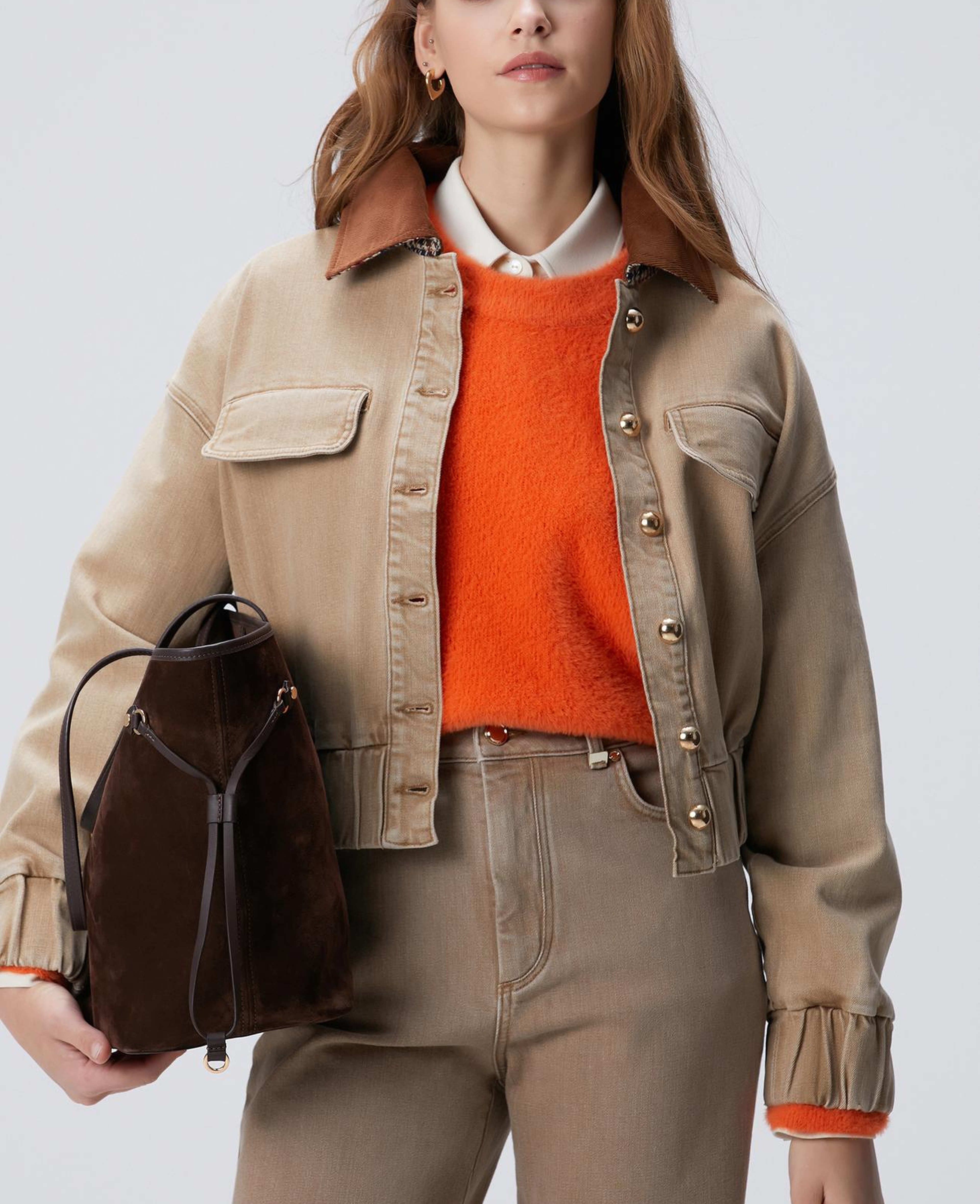 Network Kadın Bej Denim Mont