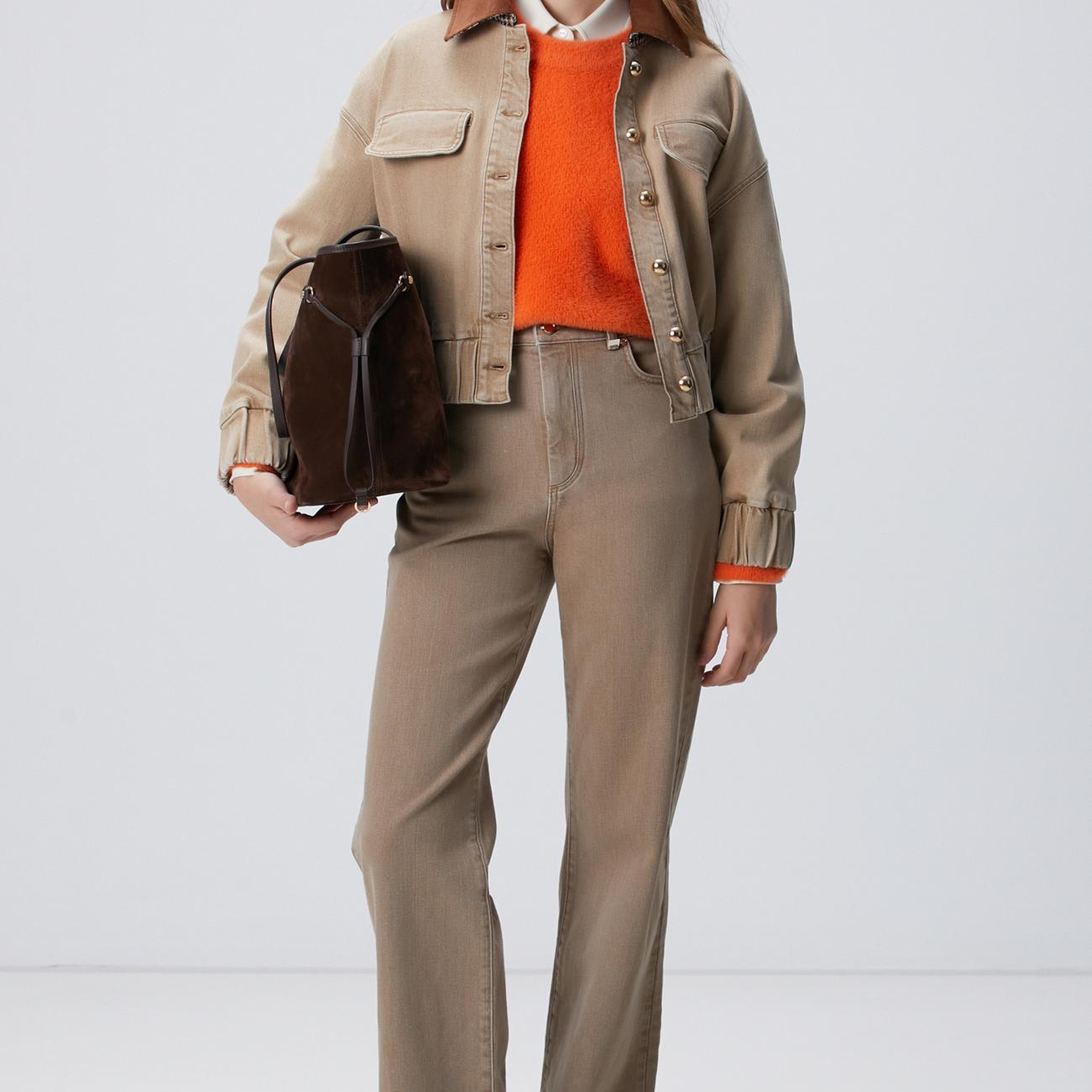 Network Kadın Bej Denim Mont