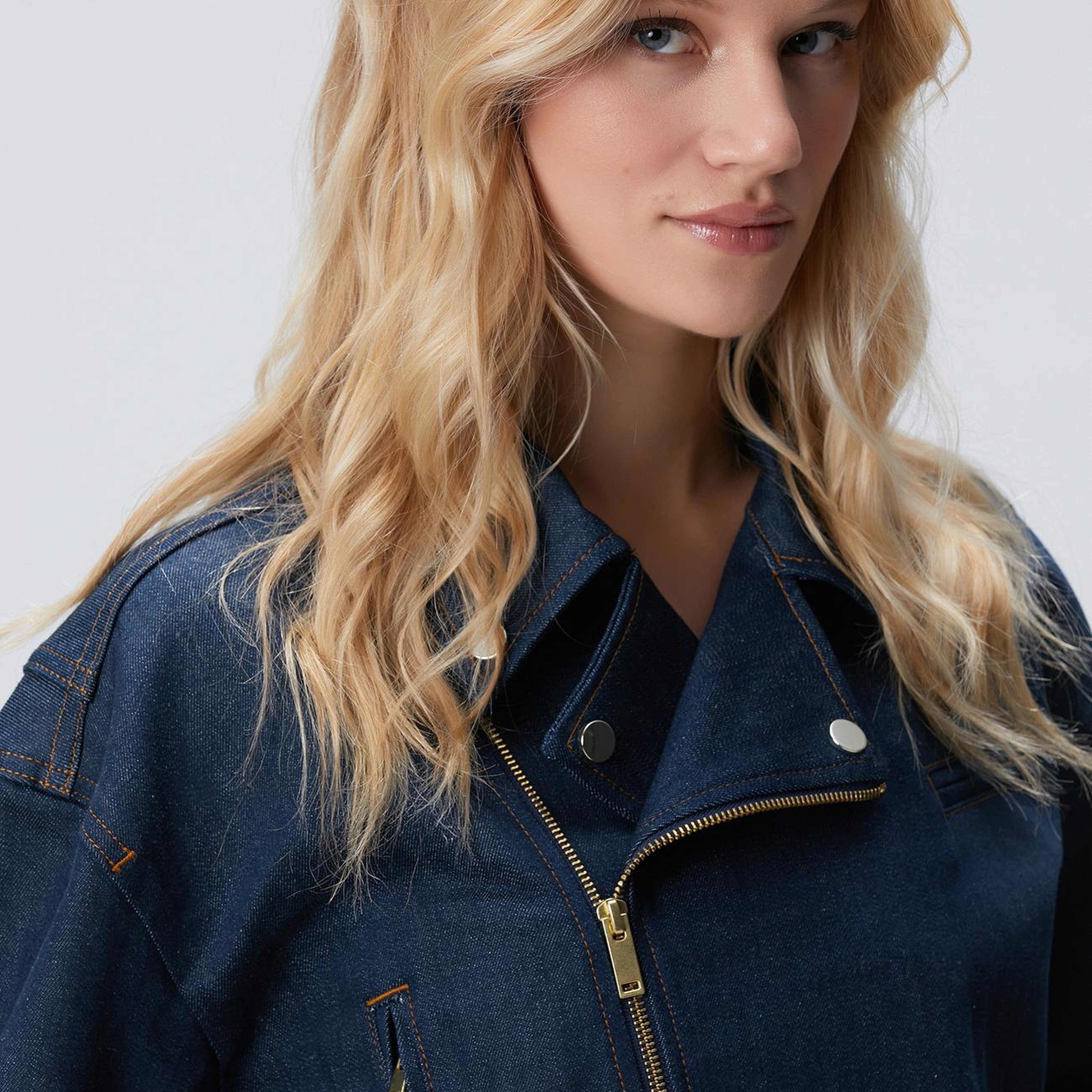 Network Kadın Koyu Indigo Mavi Denim Mont