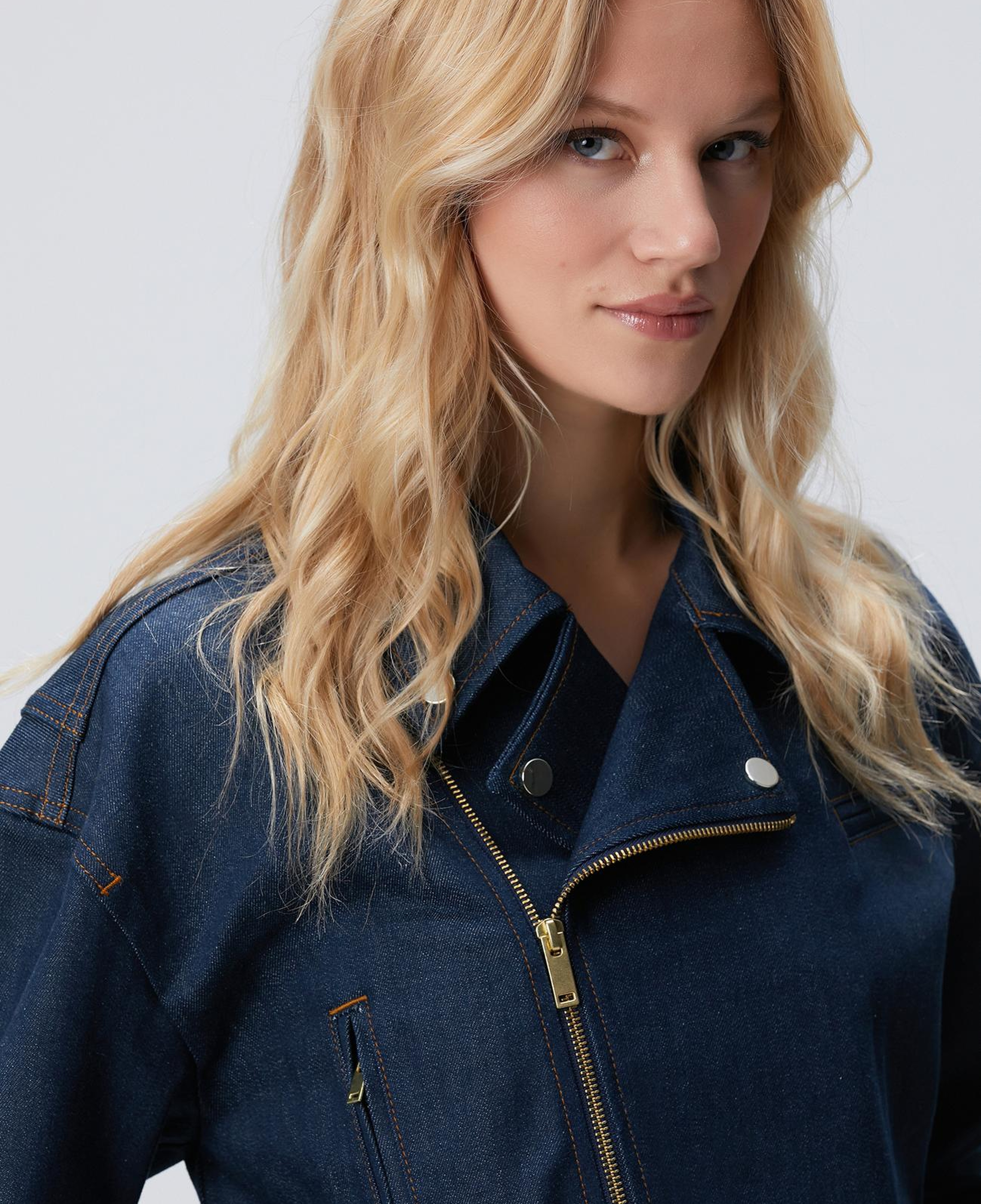 Network Kadın Koyu Indigo Mavi Denim Mont