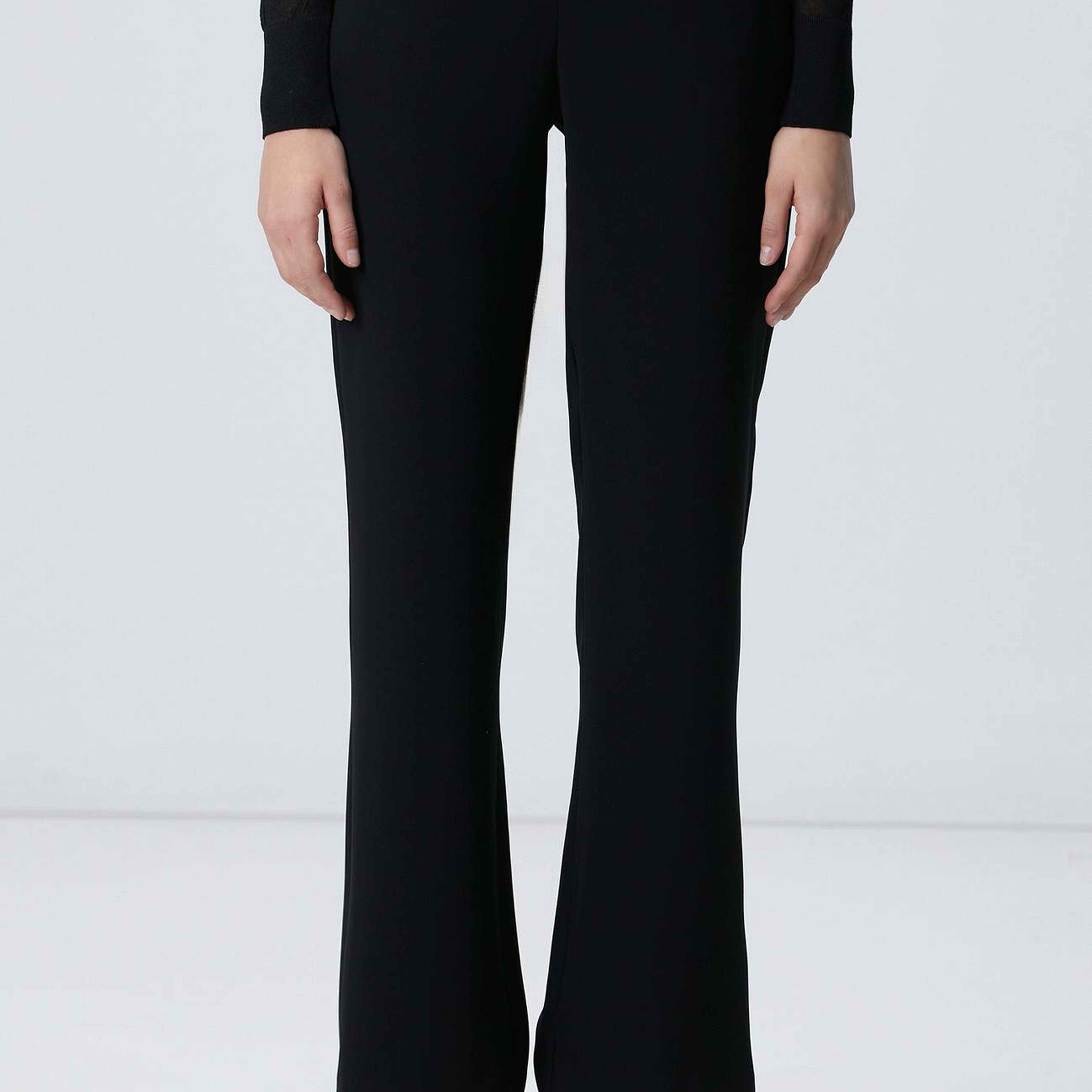 Network Kadın Siyah Abiye Pantolon