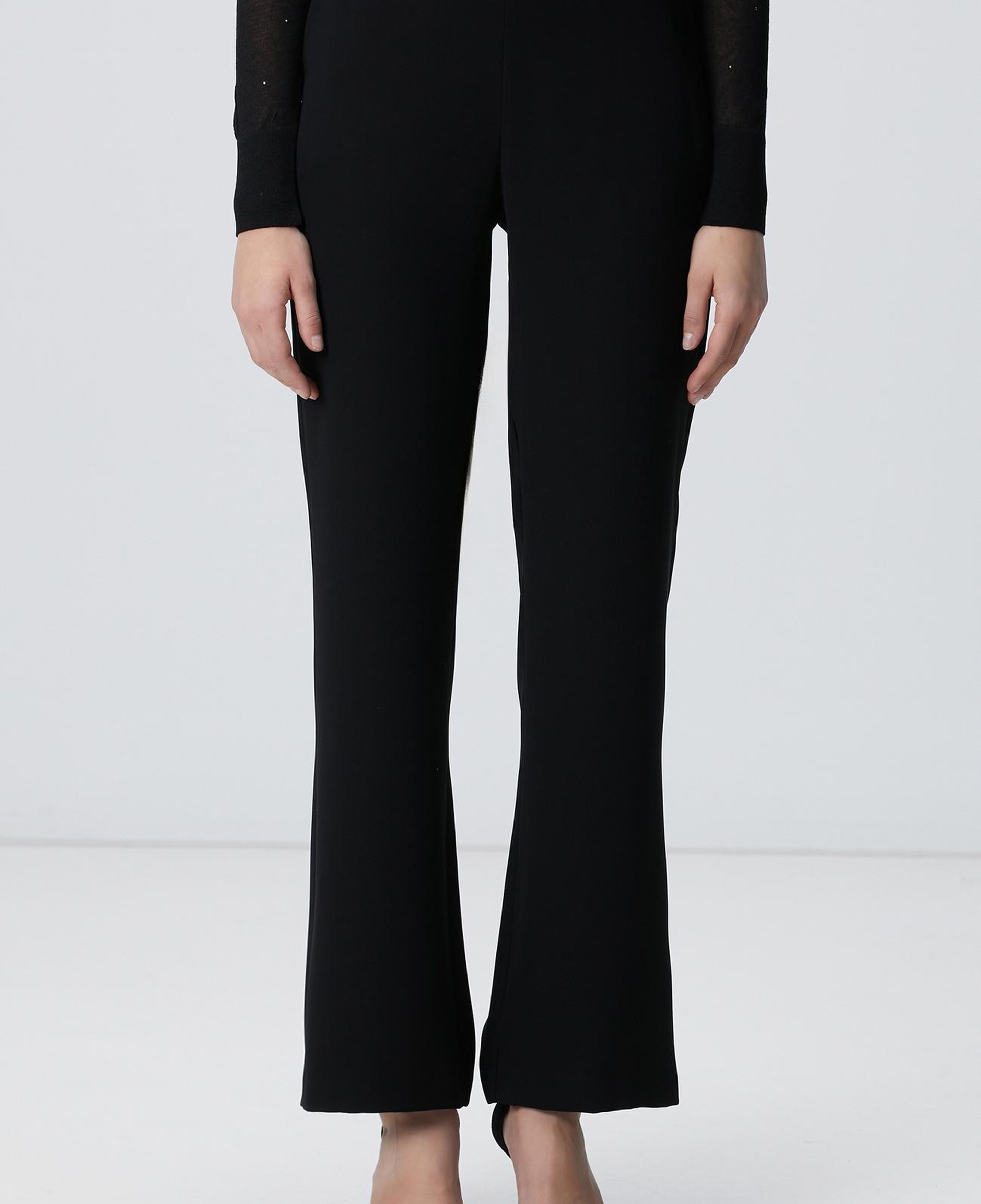 Network Kadın Siyah Abiye Pantolon
