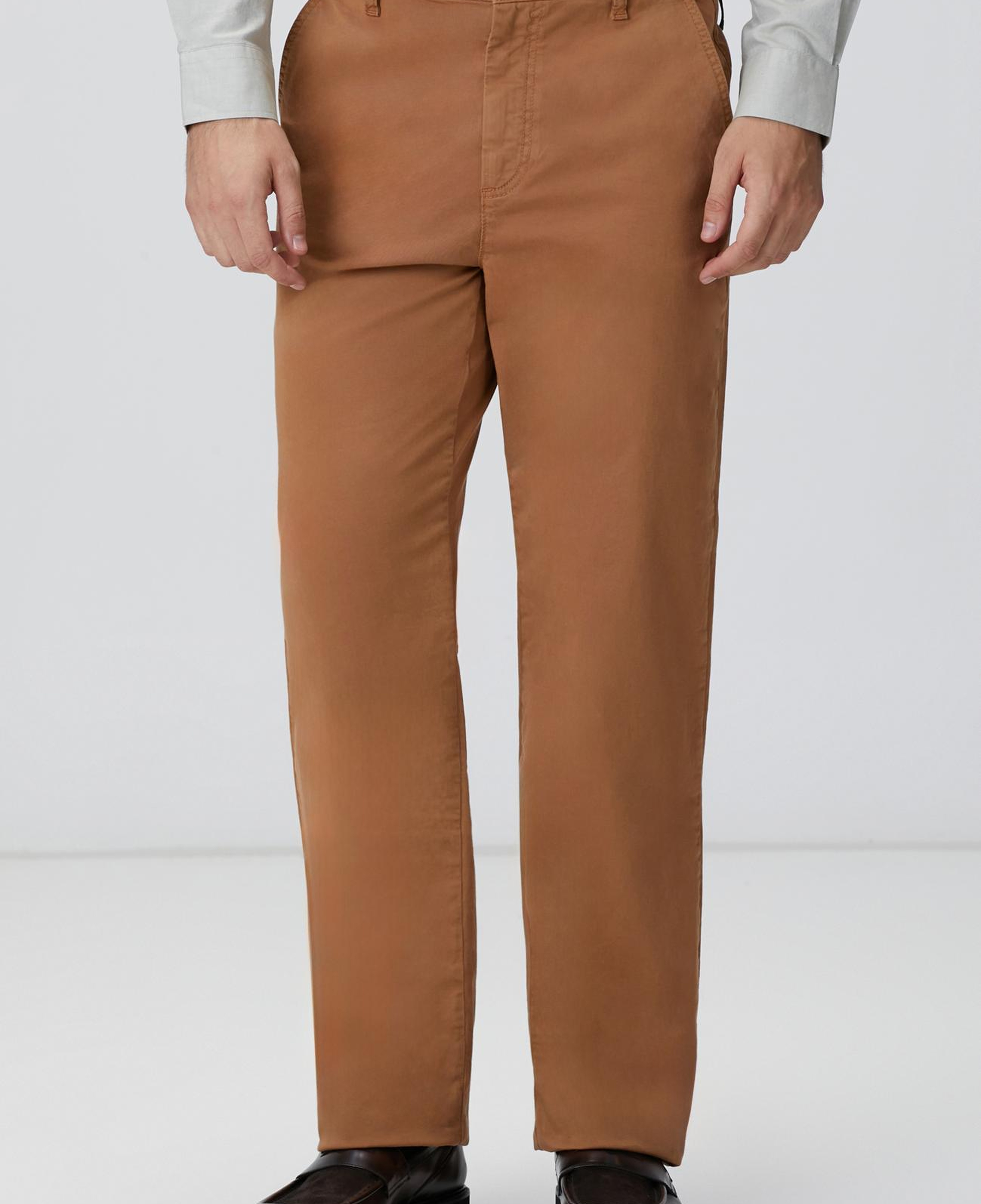 Network Erkek Camel Chino Casual Pantolon