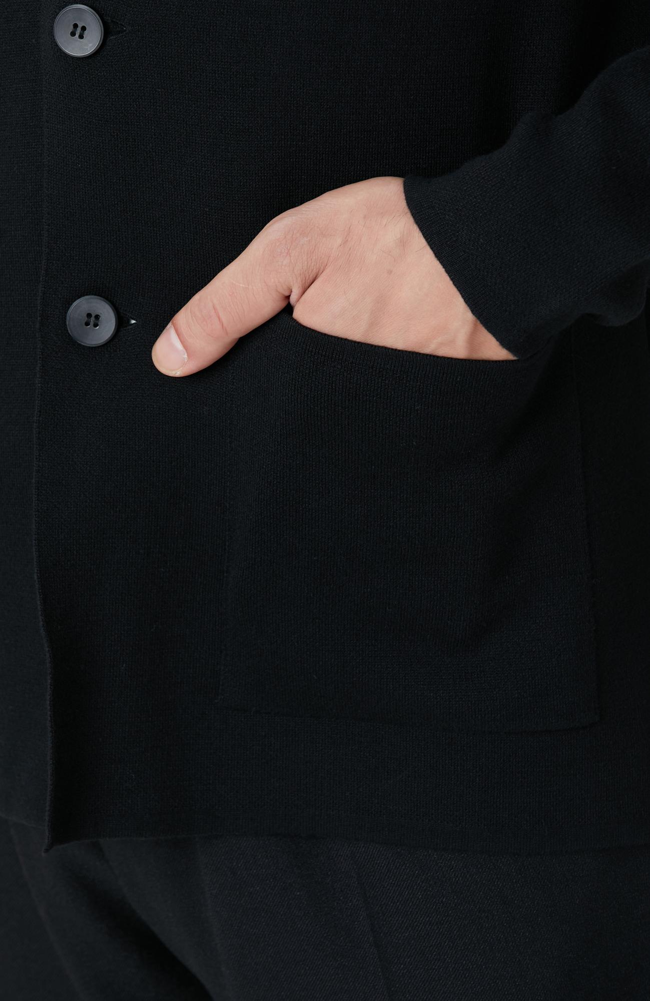 Network Erkek Siyah Triko Ceket