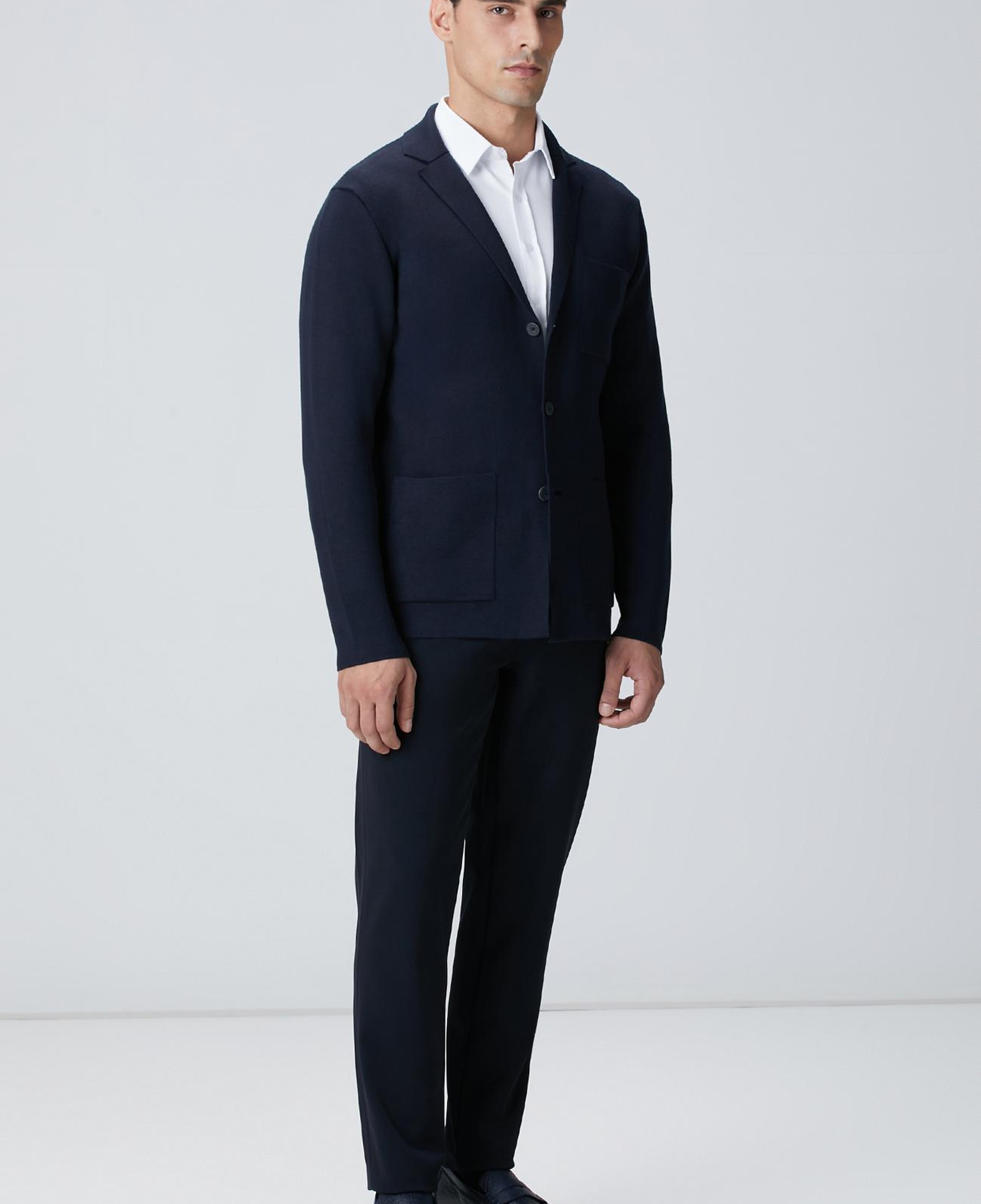 Network Erkek Lacivert Triko Ceket