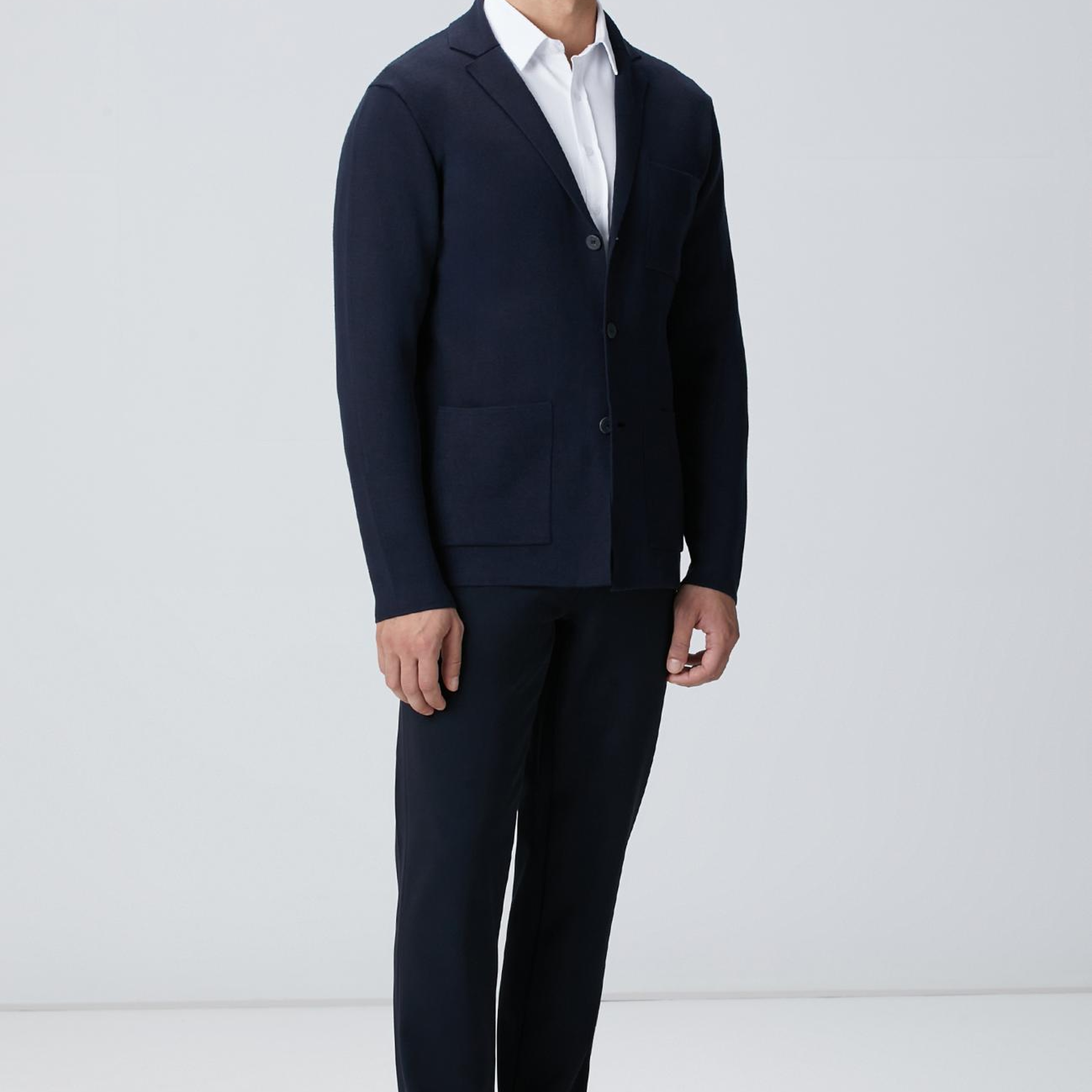 Network Erkek Lacivert Triko Ceket