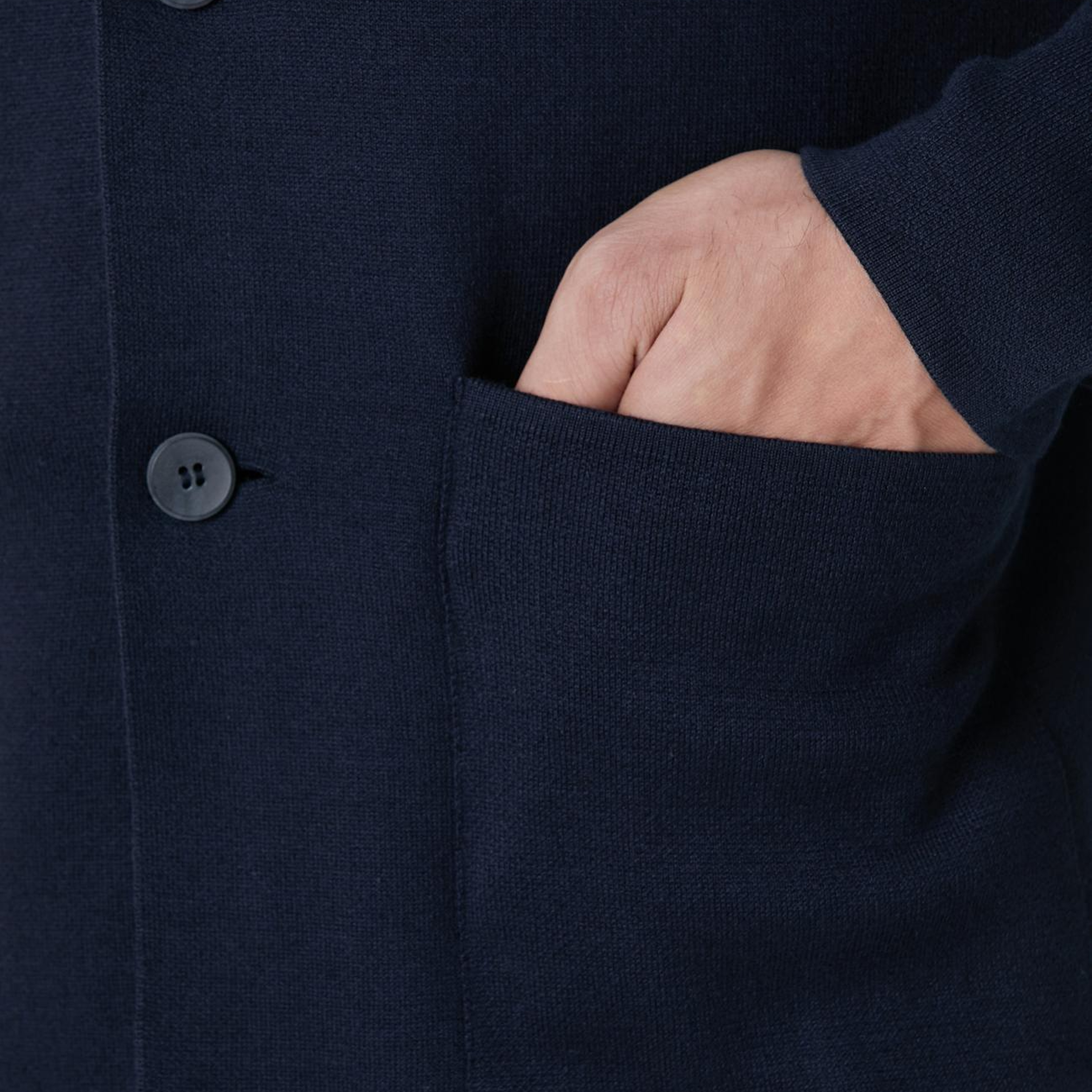 Network Erkek Lacivert Triko Ceket