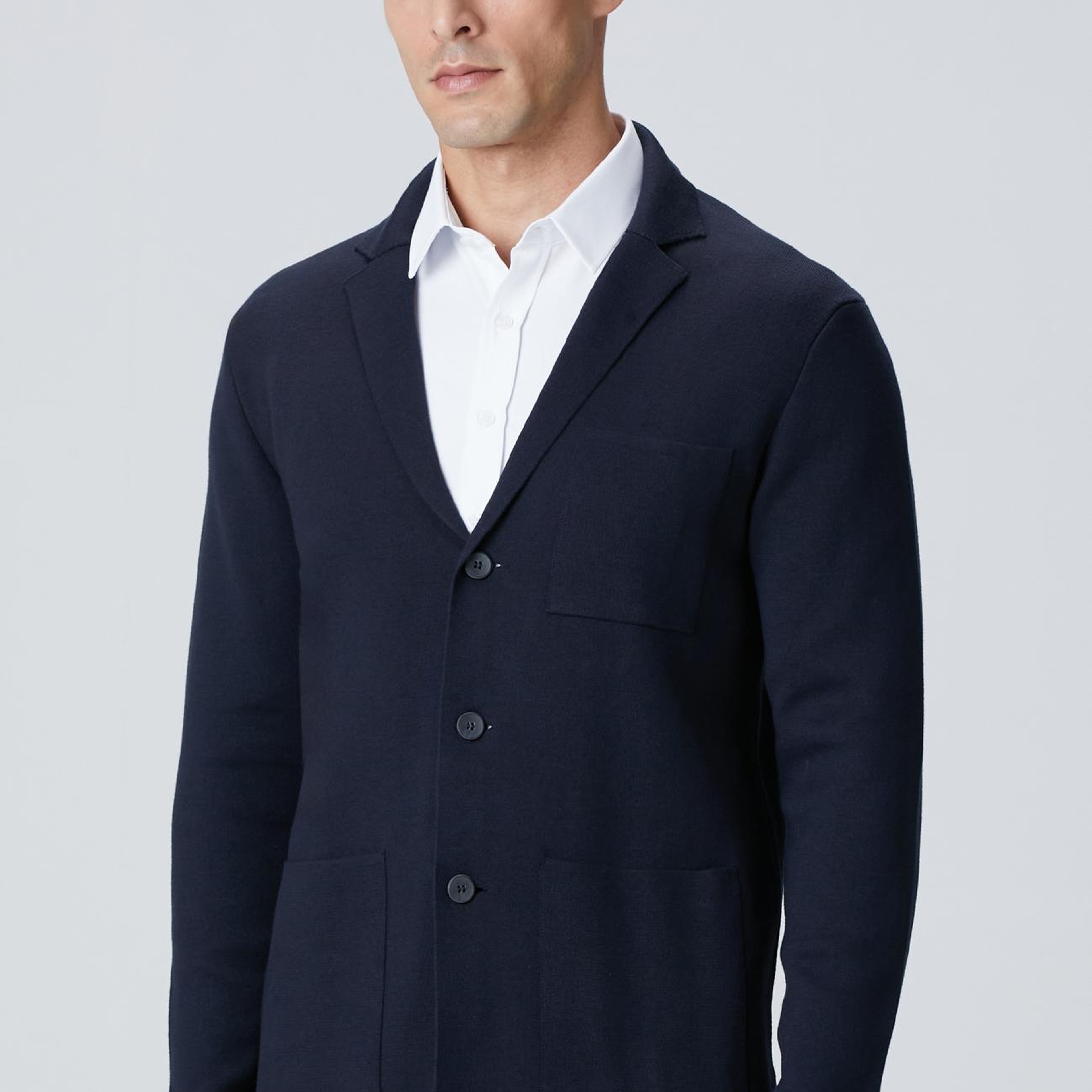 Network Erkek Lacivert Triko Ceket