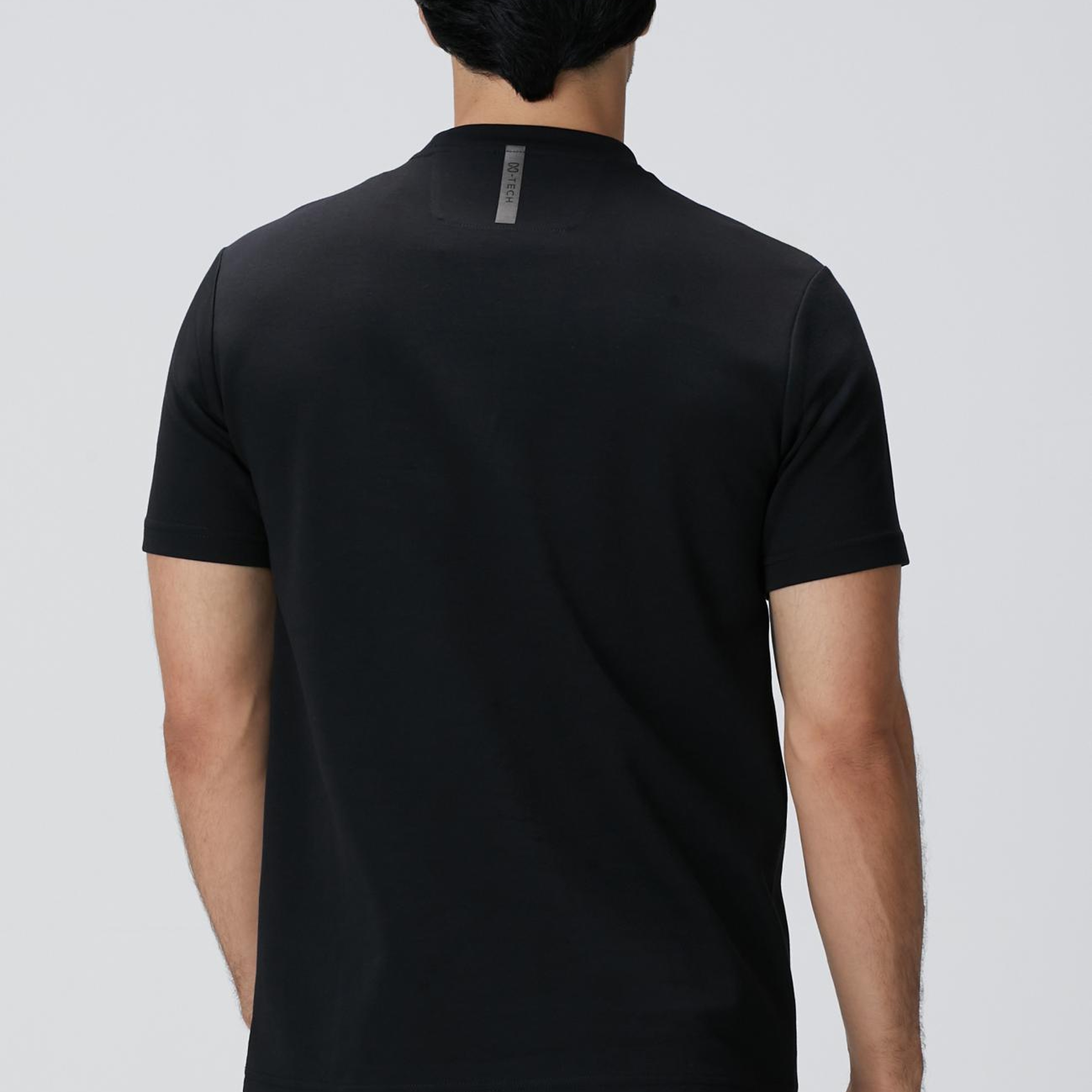 Network Erkek N-Tech Siyah Fermuar Cep Detaylı T-shirt