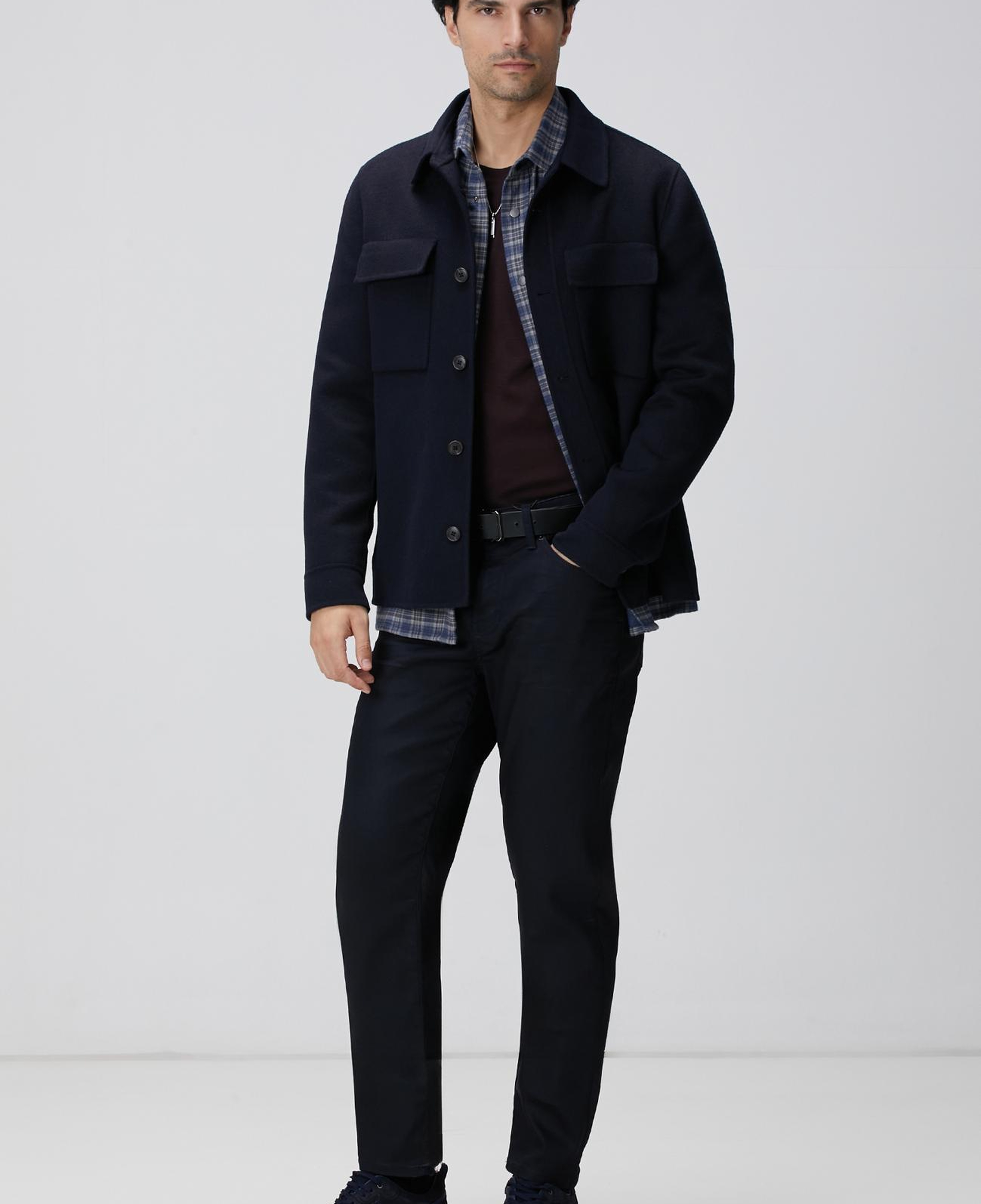 Network Erkek Bordo Yün T-shirt