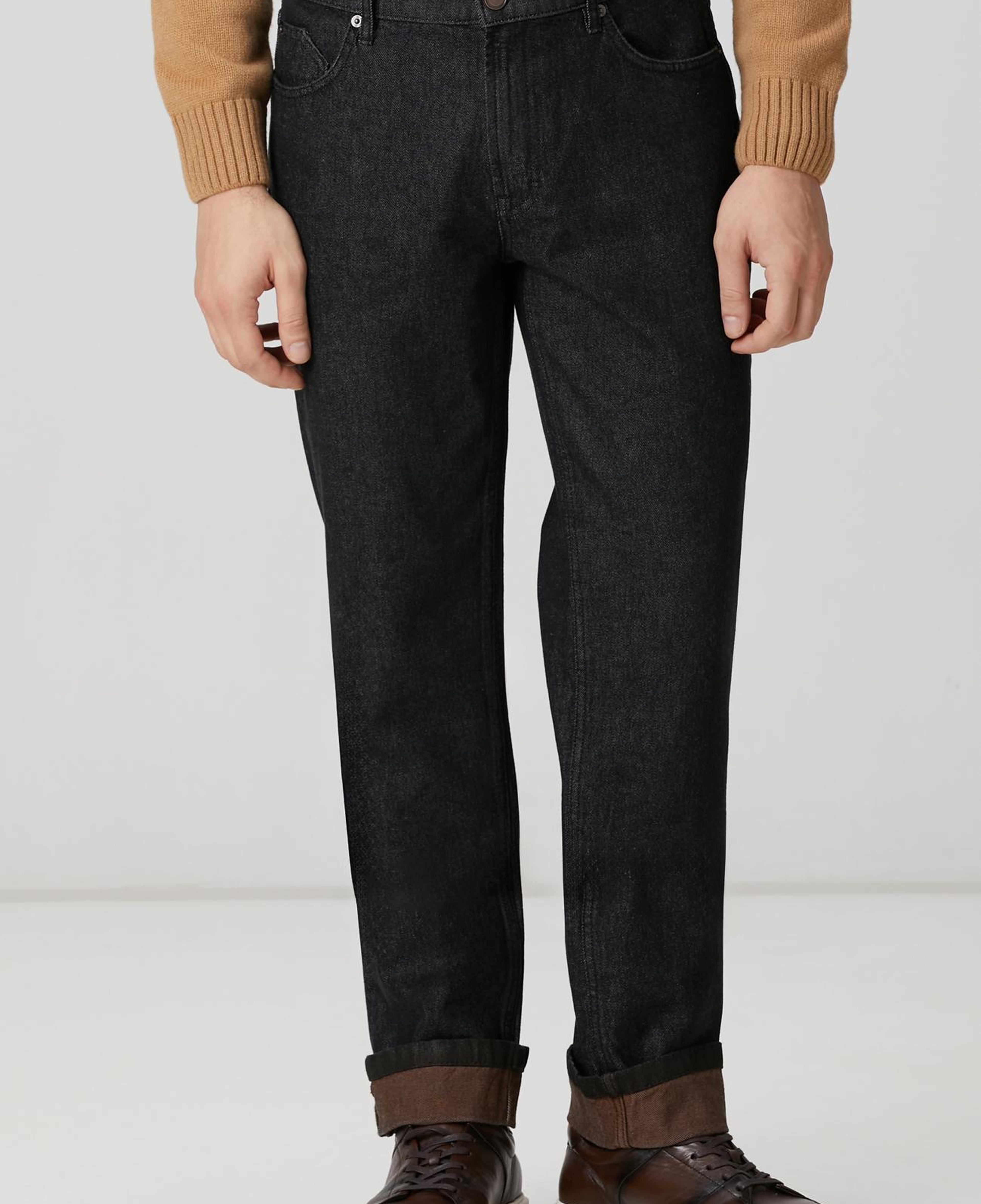 Network Erkek Siyah Denim Pantolon