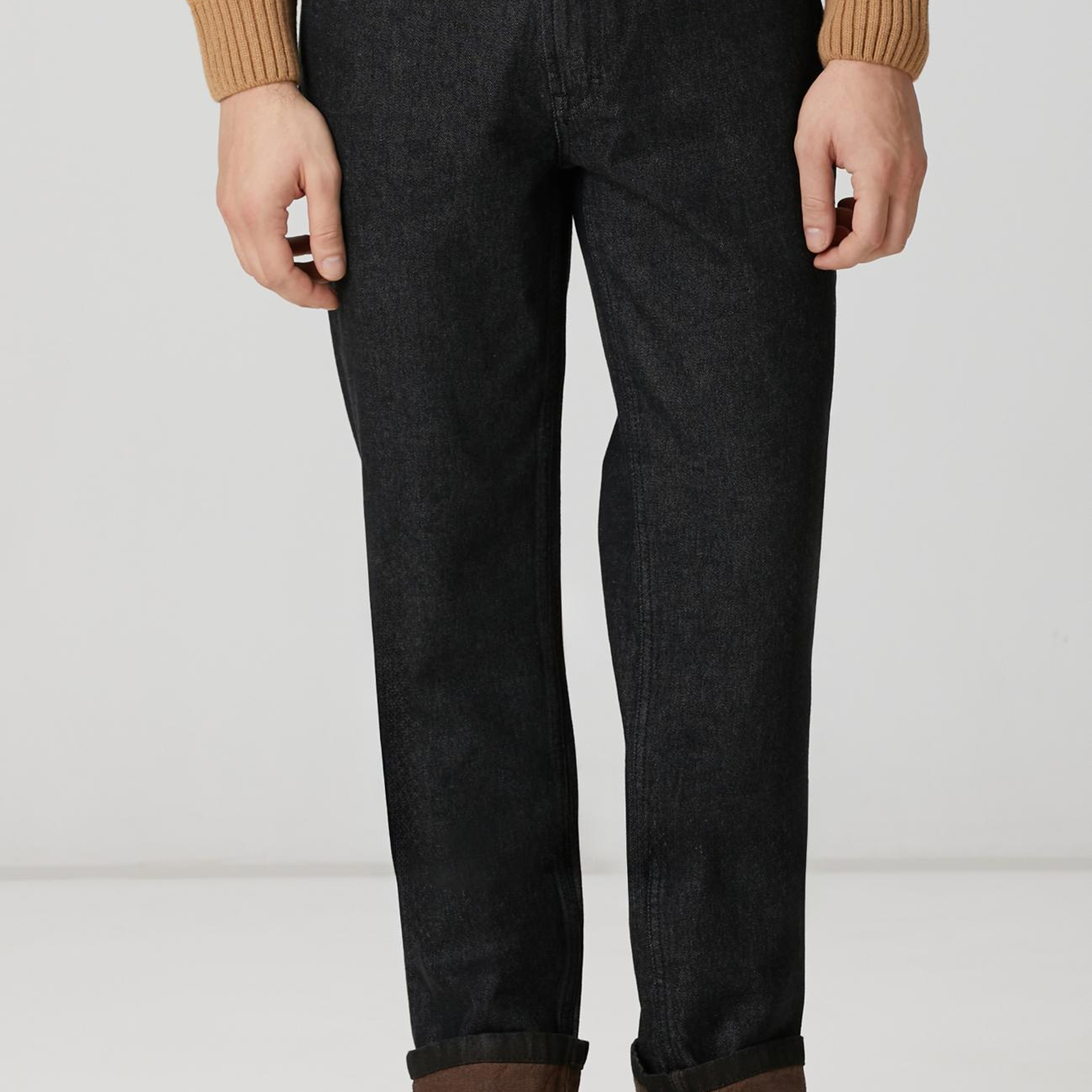 Network Erkek Siyah Denim Pantolon