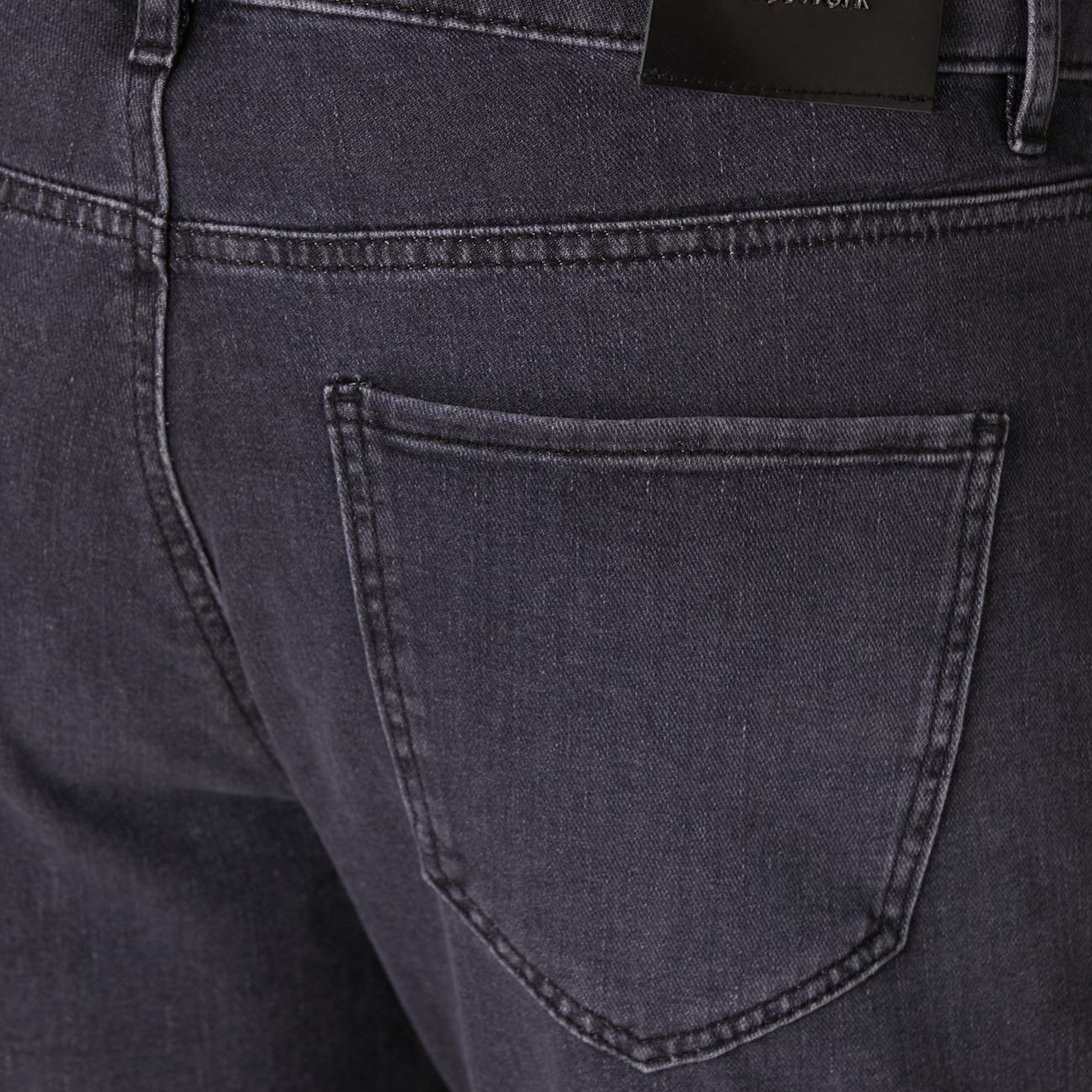 Network Erkek Gri Cashmere Touch Denim Pantolon