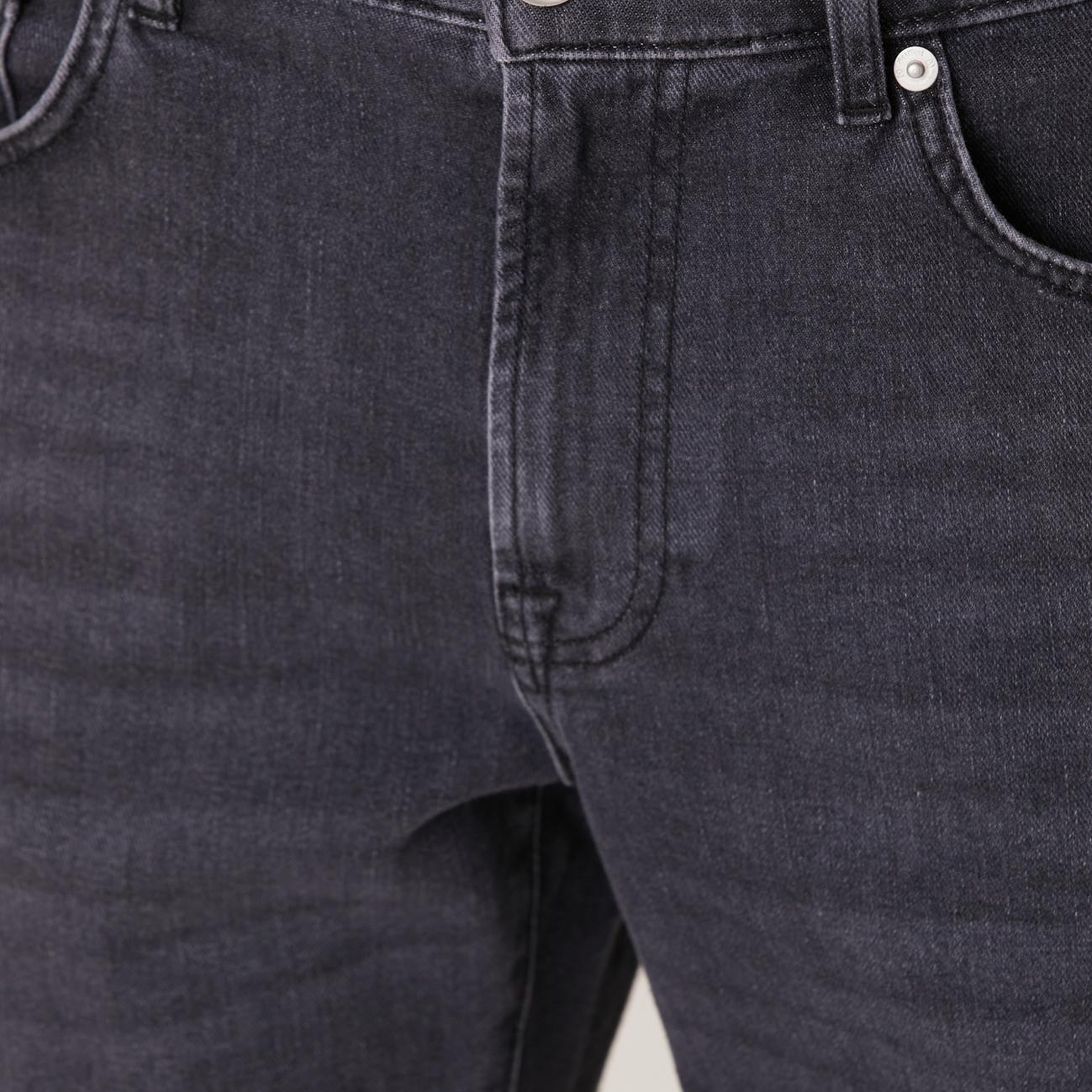 Network Erkek Gri Cashmere Touch Denim Pantolon