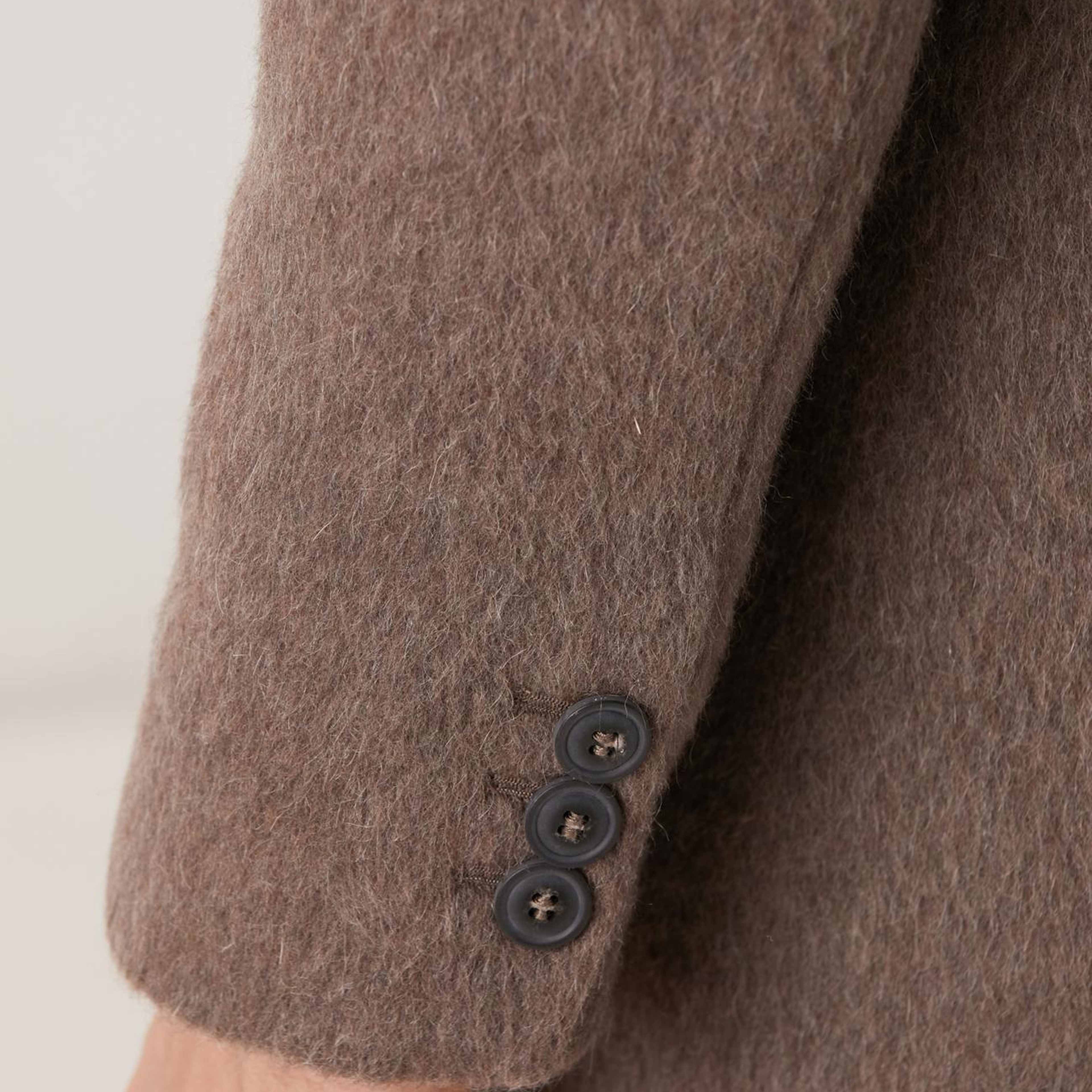 Network Erkek Vizon Yün Karışımlı Palto