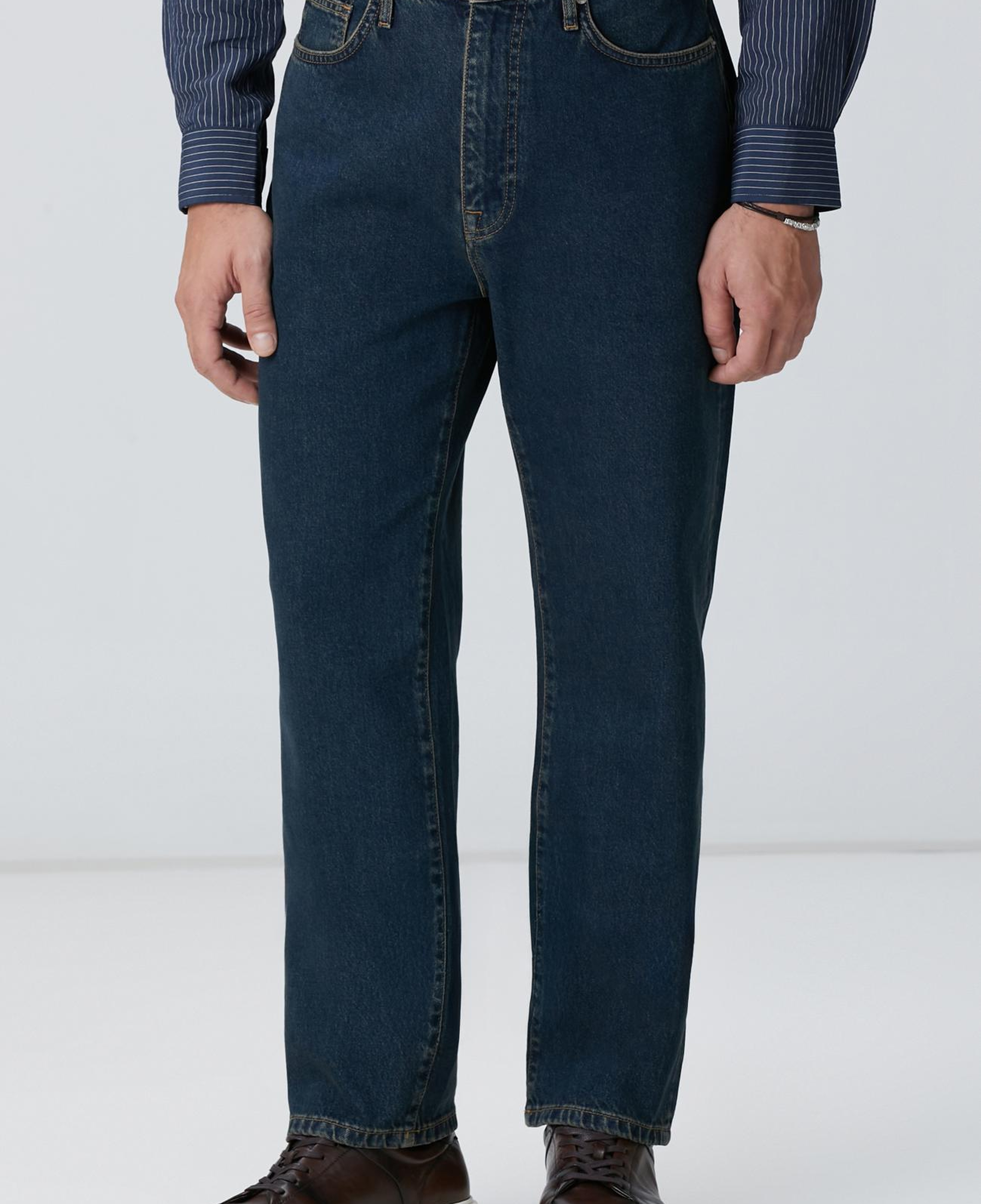 Network Erkek Lacivert Denim Pantolon