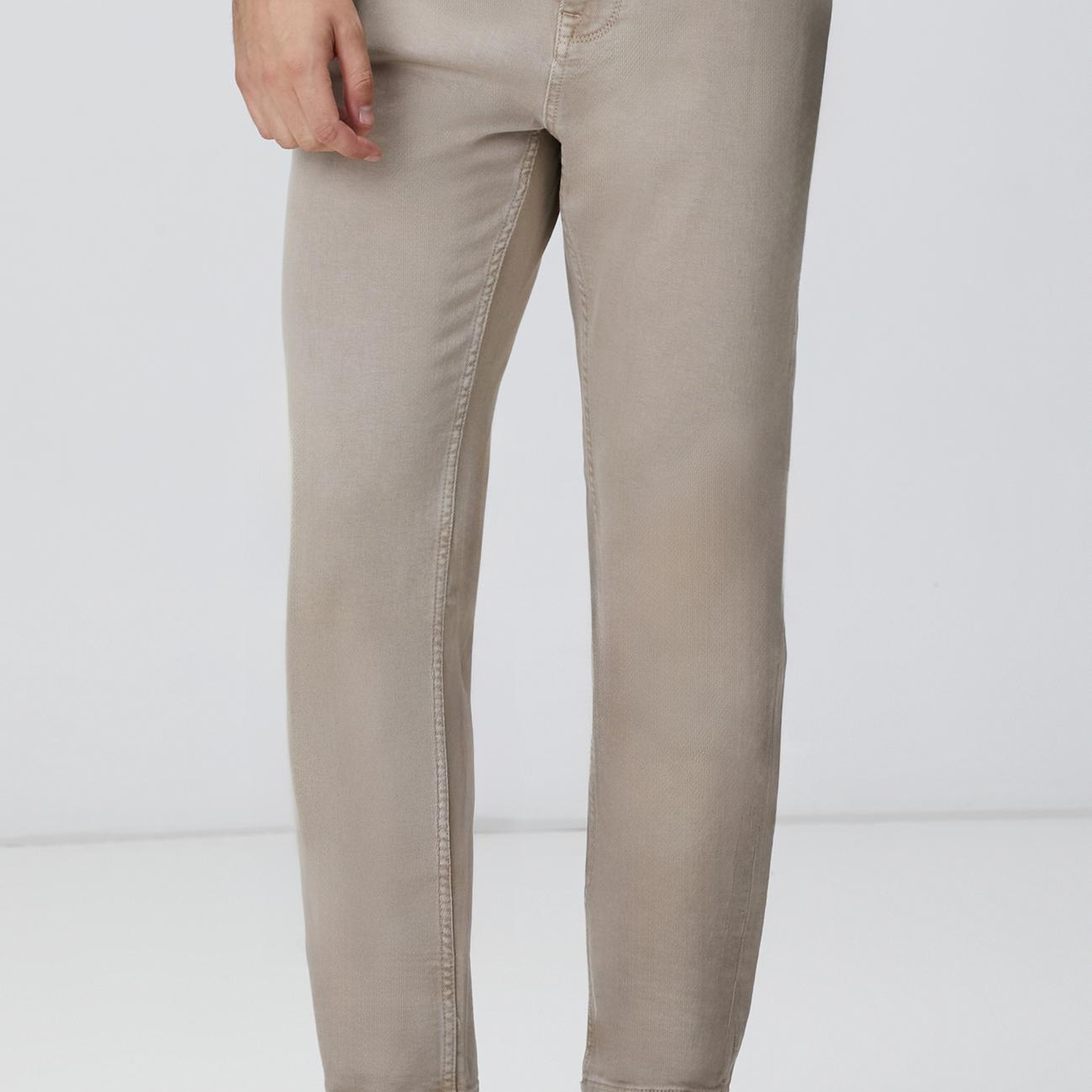 Network Erkek Bej Denim Pantolon