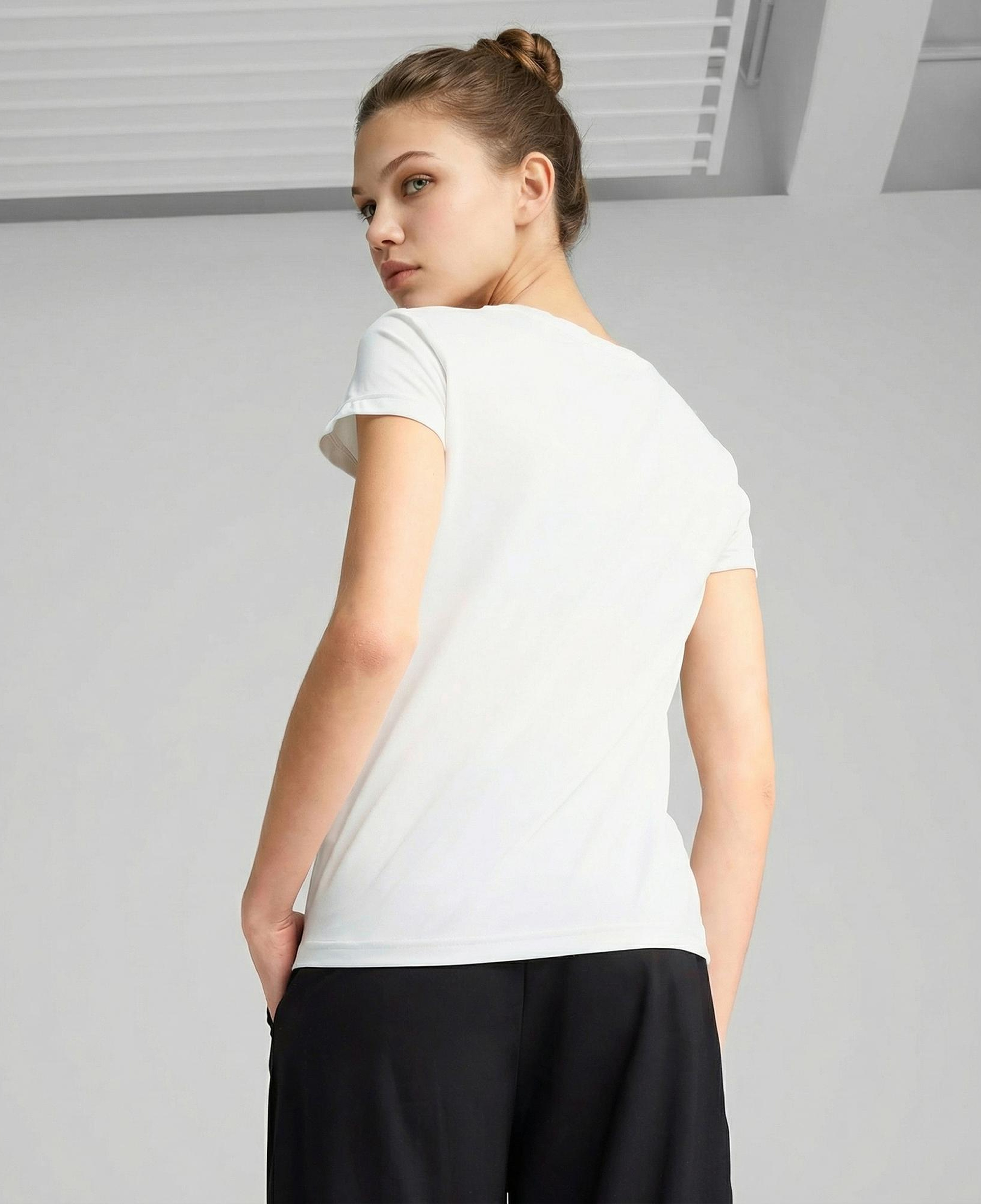 Puma Essential Poly  Kadın Beyaz T-Shirt