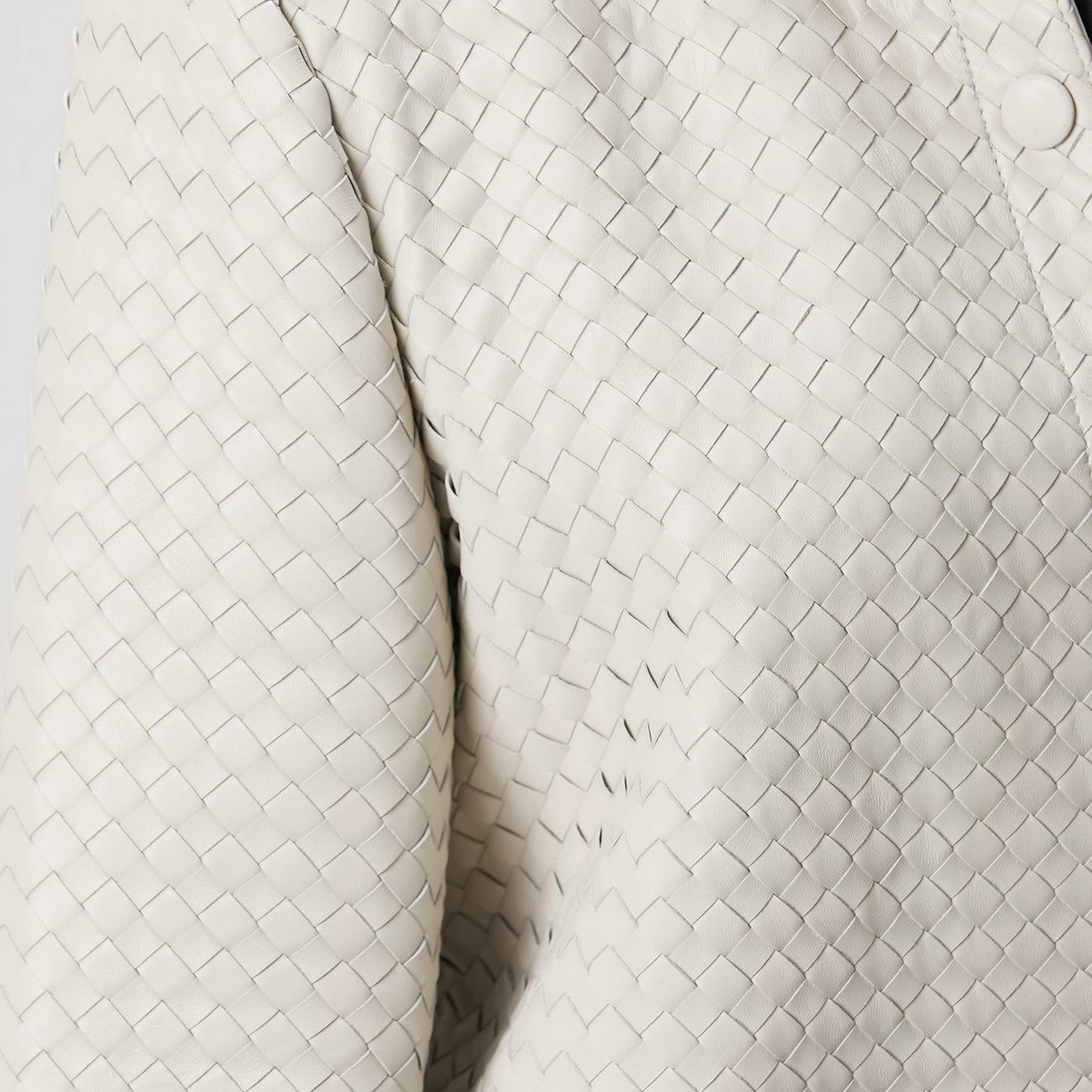 Network Kadın Limited Taş Örgü Desenli Deri Gömlek