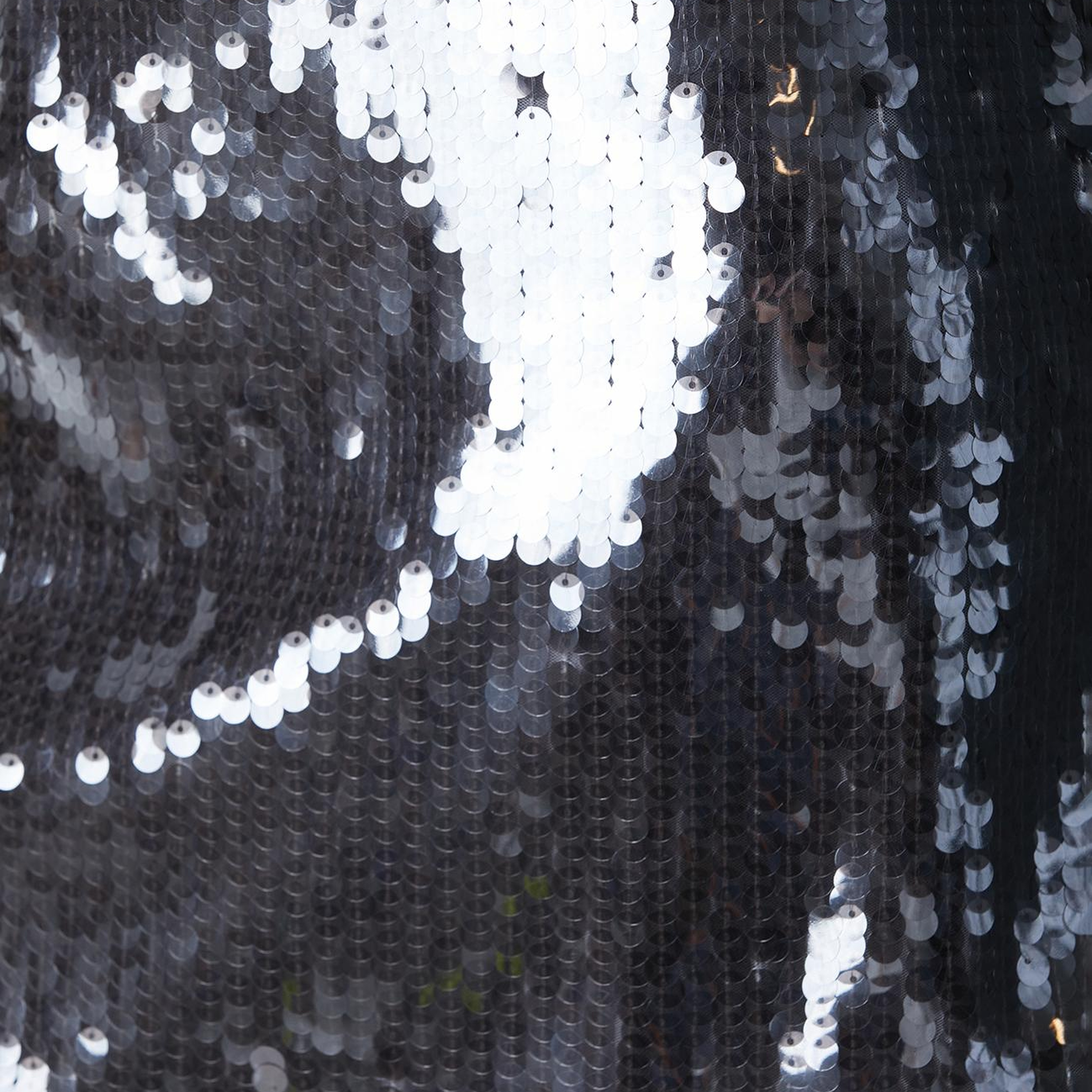 Network Kadın Antrasit Payetli Mini Etek