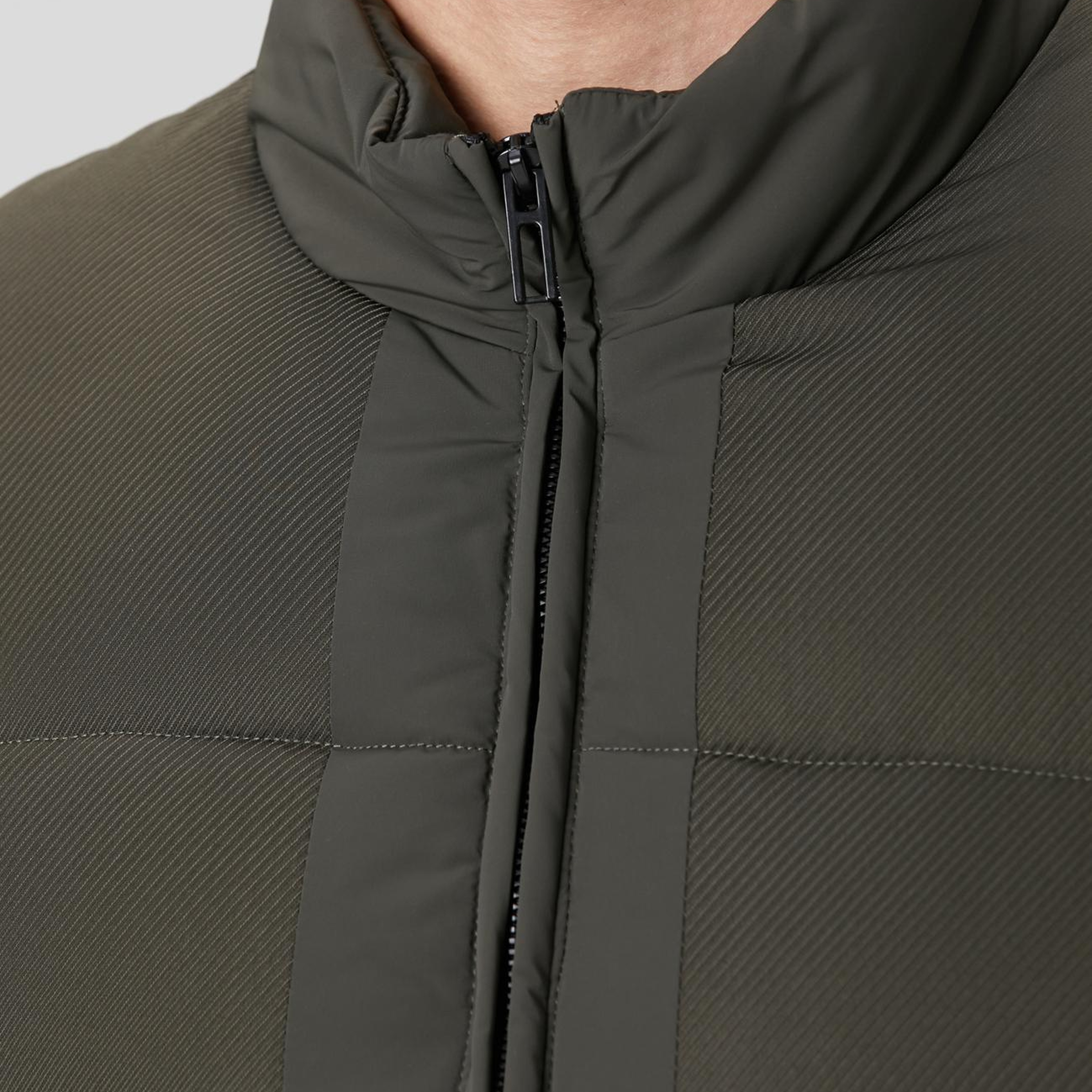 Network Erkek N-Tech Haki Dik Yaka Puffer Mont