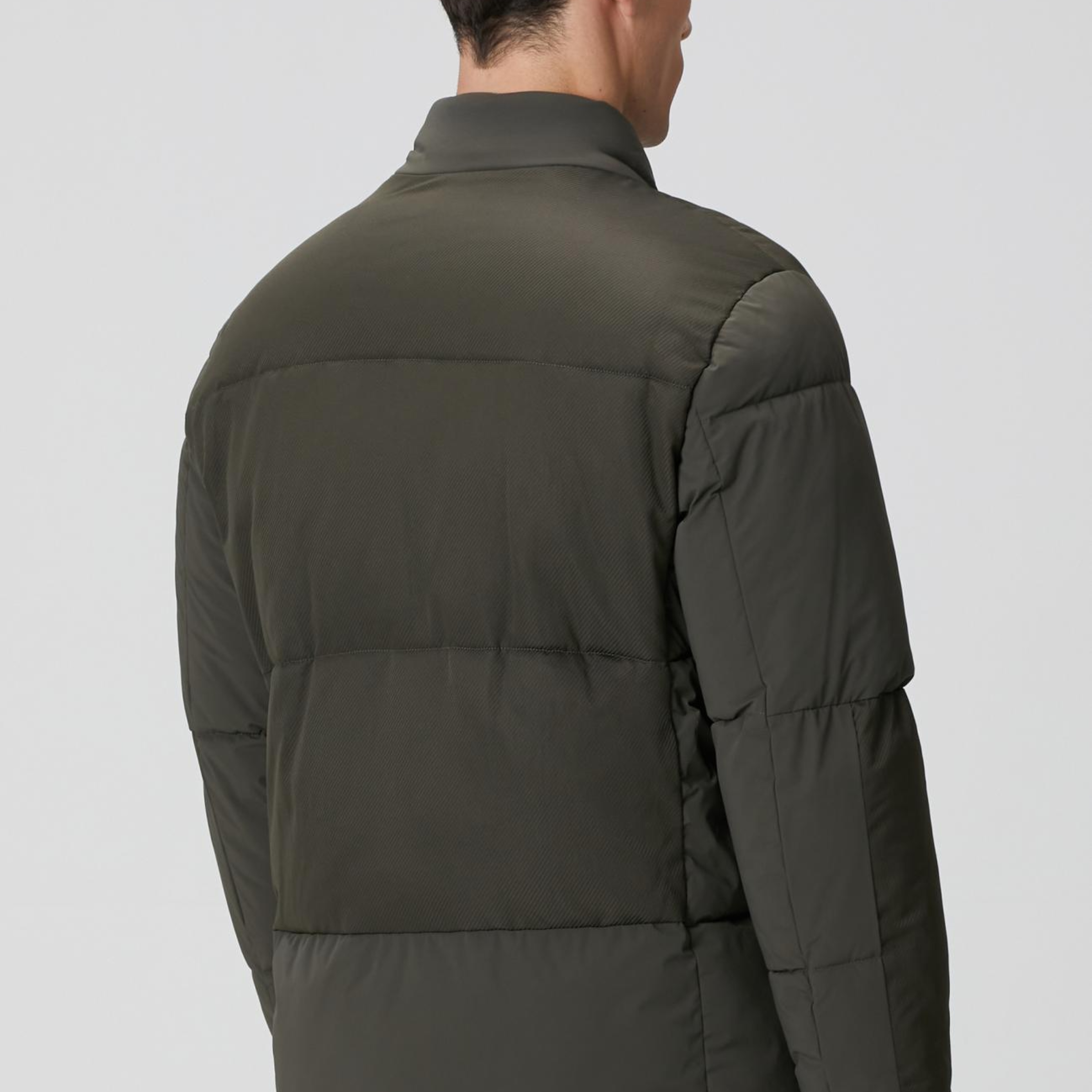 Network Erkek N-Tech Haki Dik Yaka Puffer Mont