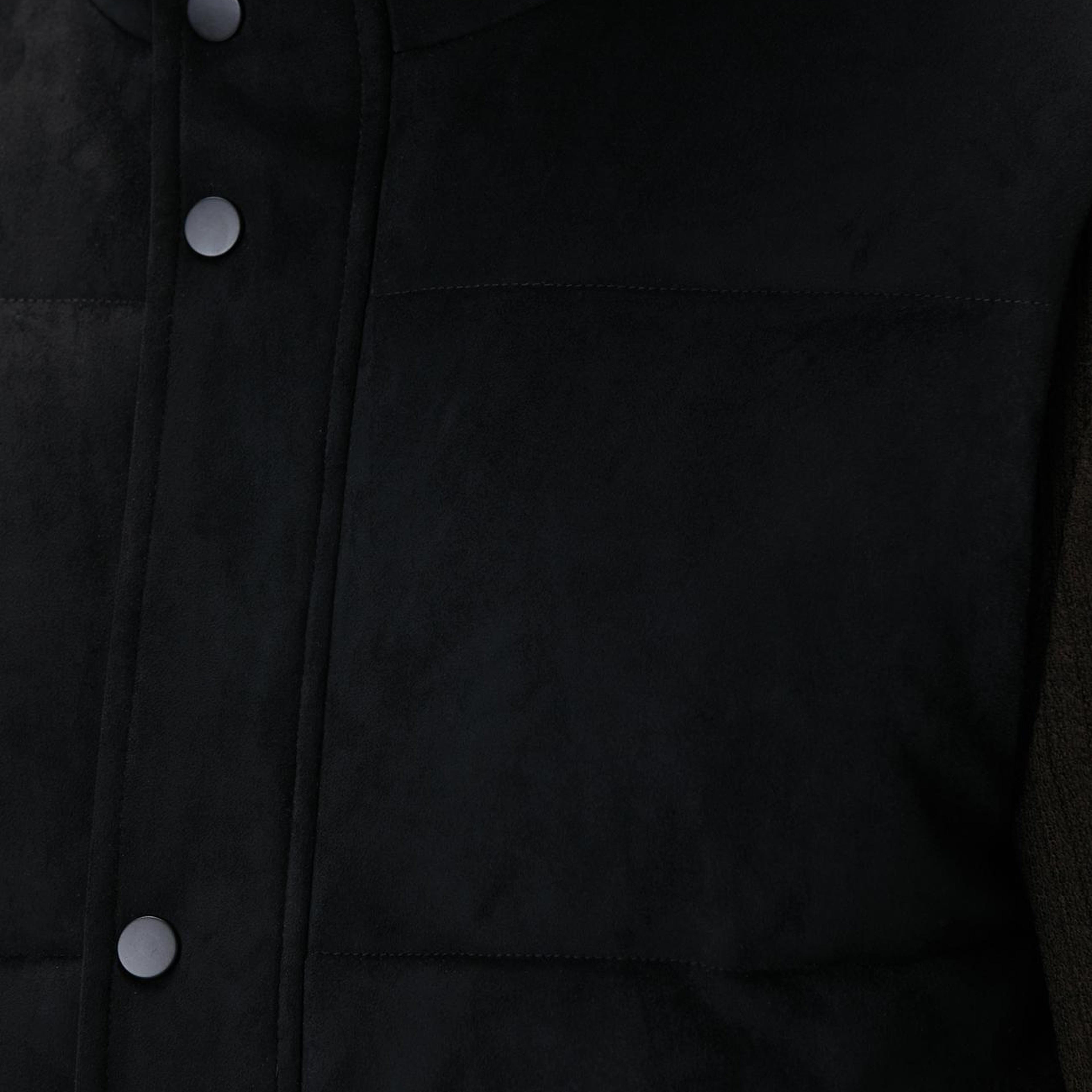 Network Erkek Siyah Kapitoneli Casual Yelek