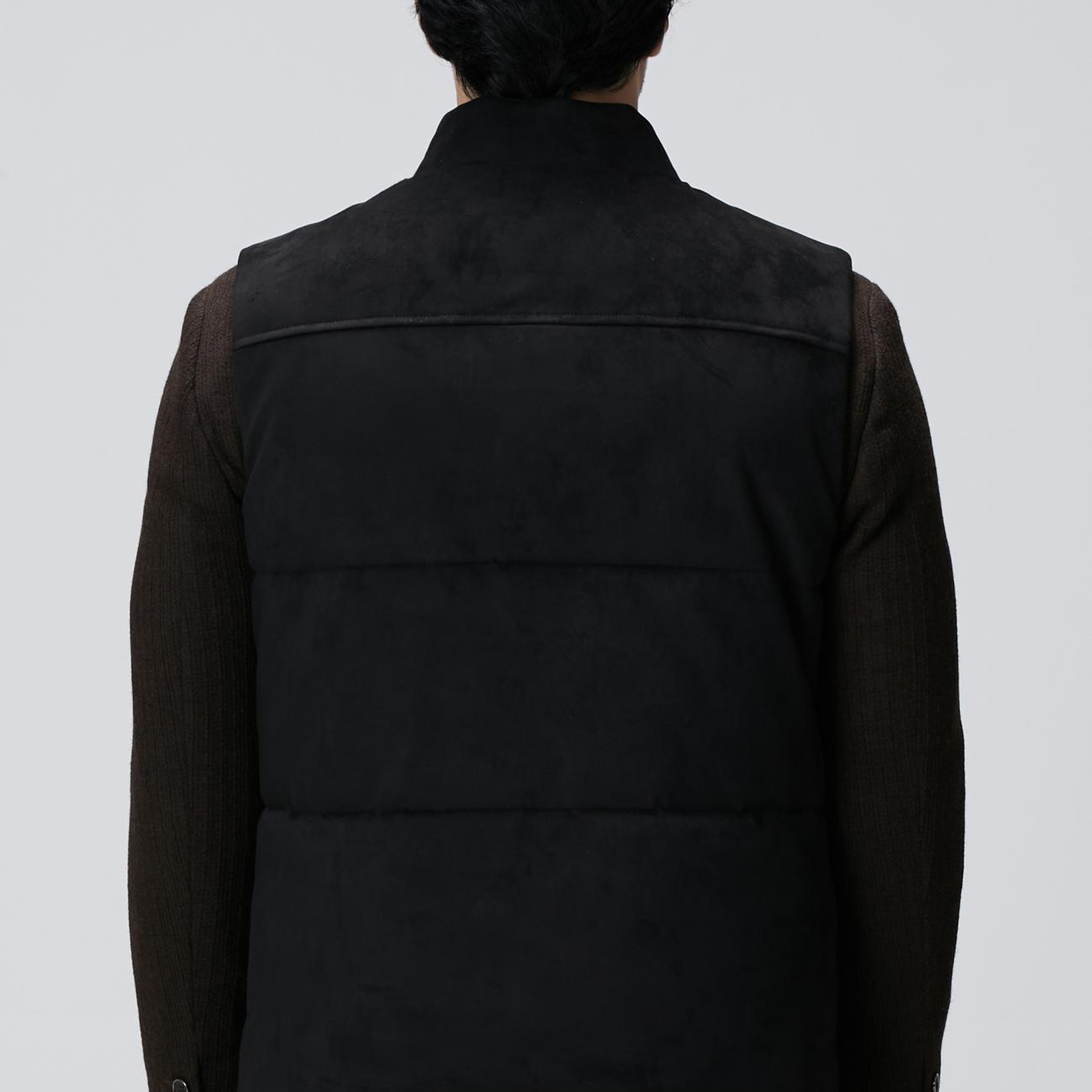 Network Erkek Siyah Kapitoneli Casual Yelek