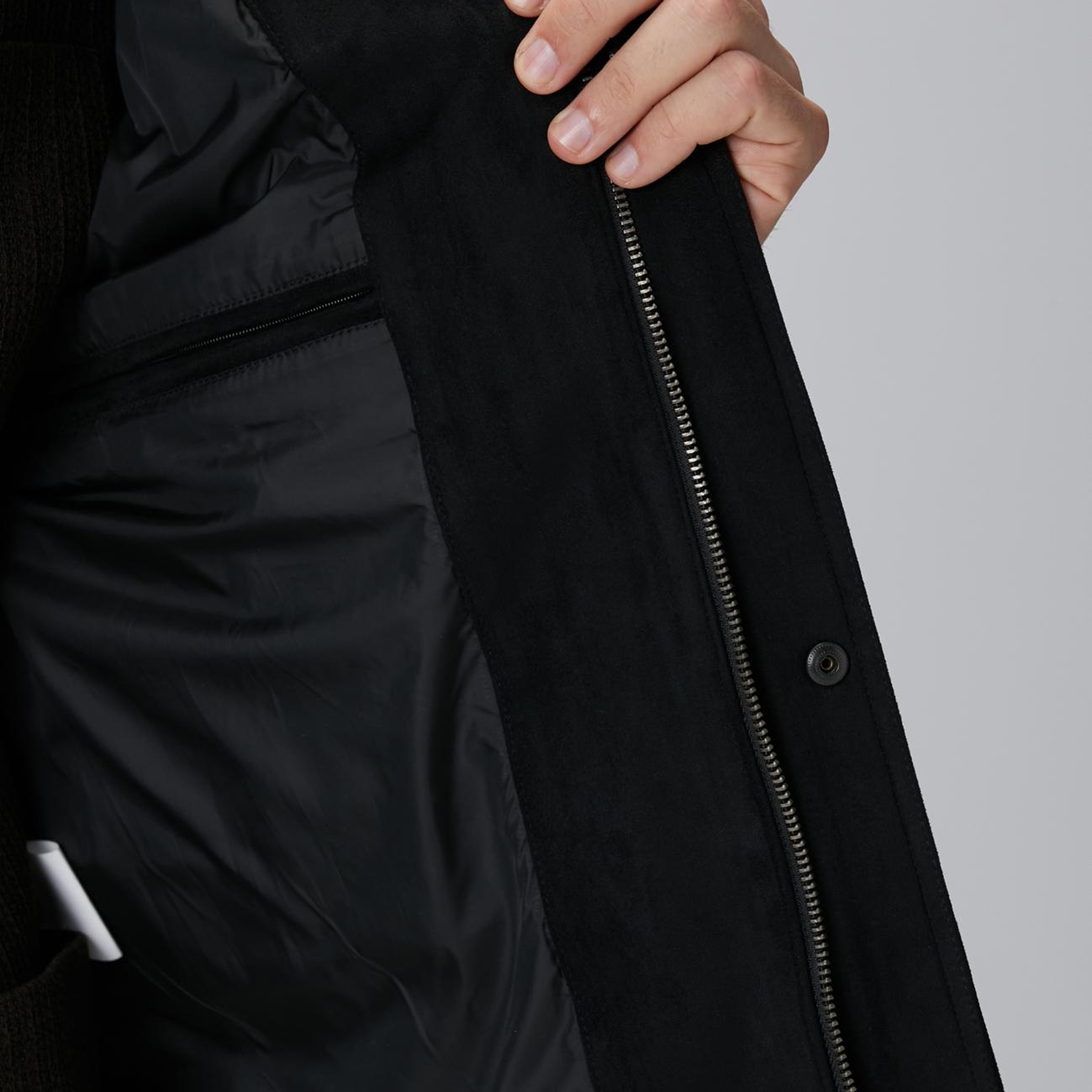 Network Erkek Siyah Kapitoneli Casual Yelek