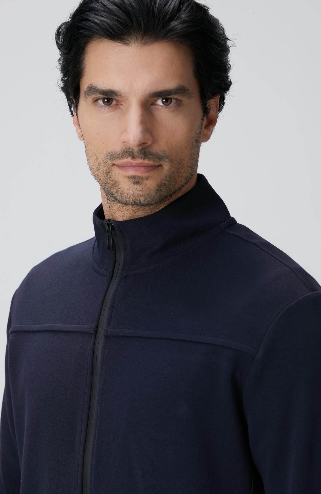 Network Erkek N-Tech Lacivert Scuba Sweatshirt
