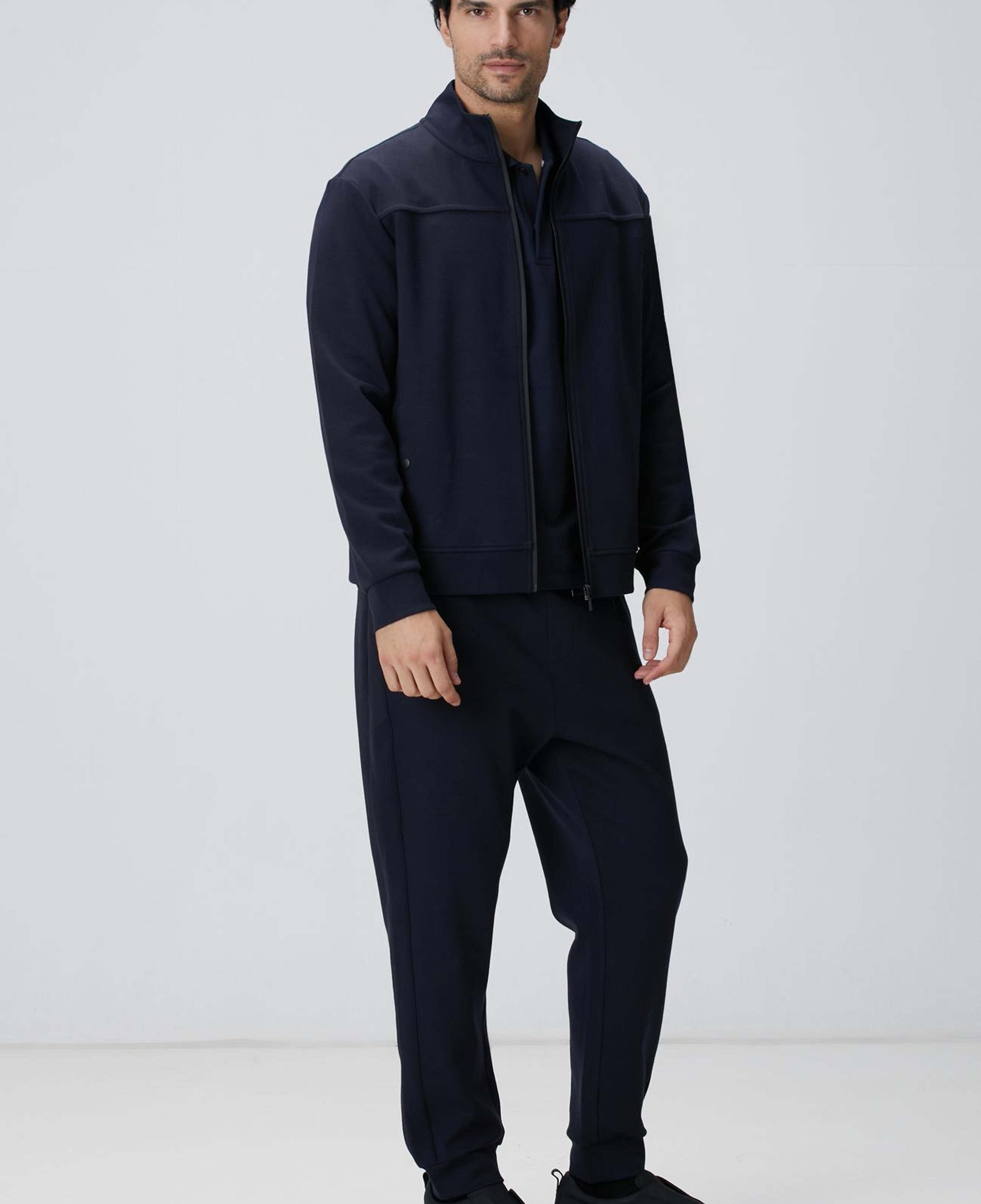 Network Erkek N-Tech Lacivert Scuba Sweatshirt