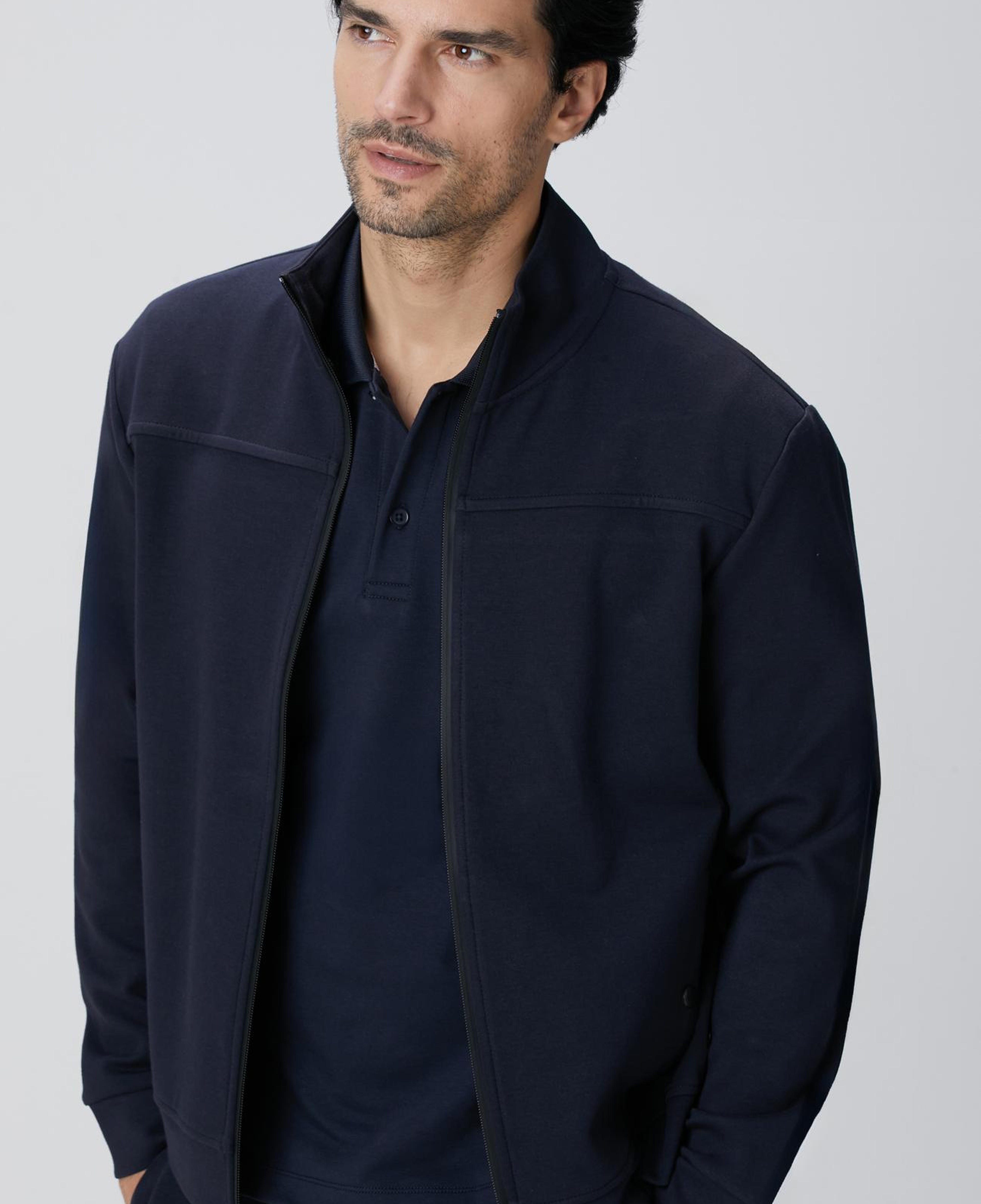 Network Erkek N-Tech Lacivert Scuba Sweatshirt