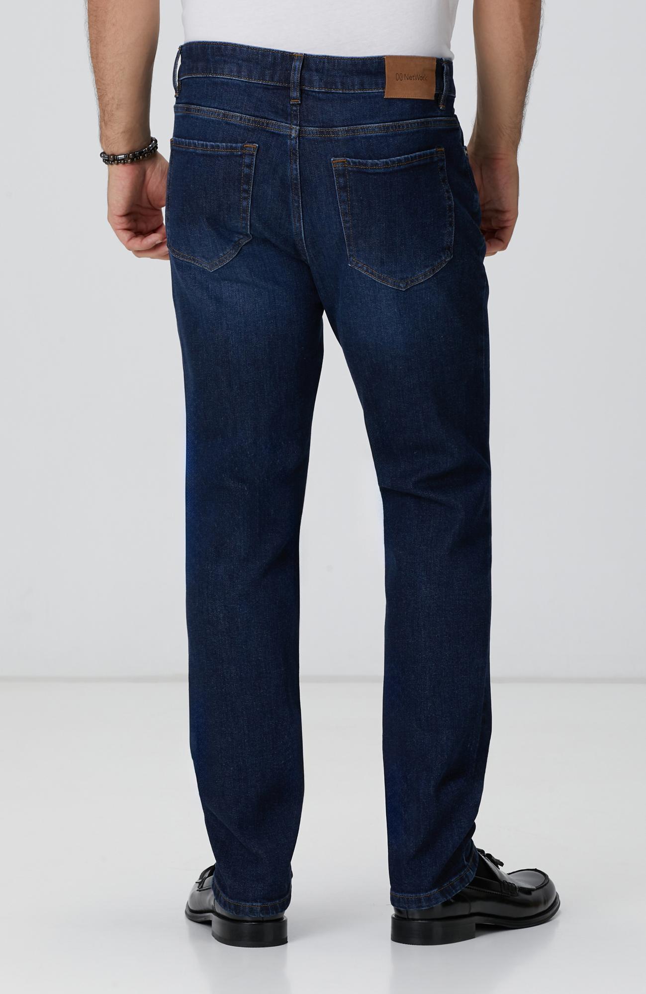 Network Erkek Lacivert Denim Pantolon