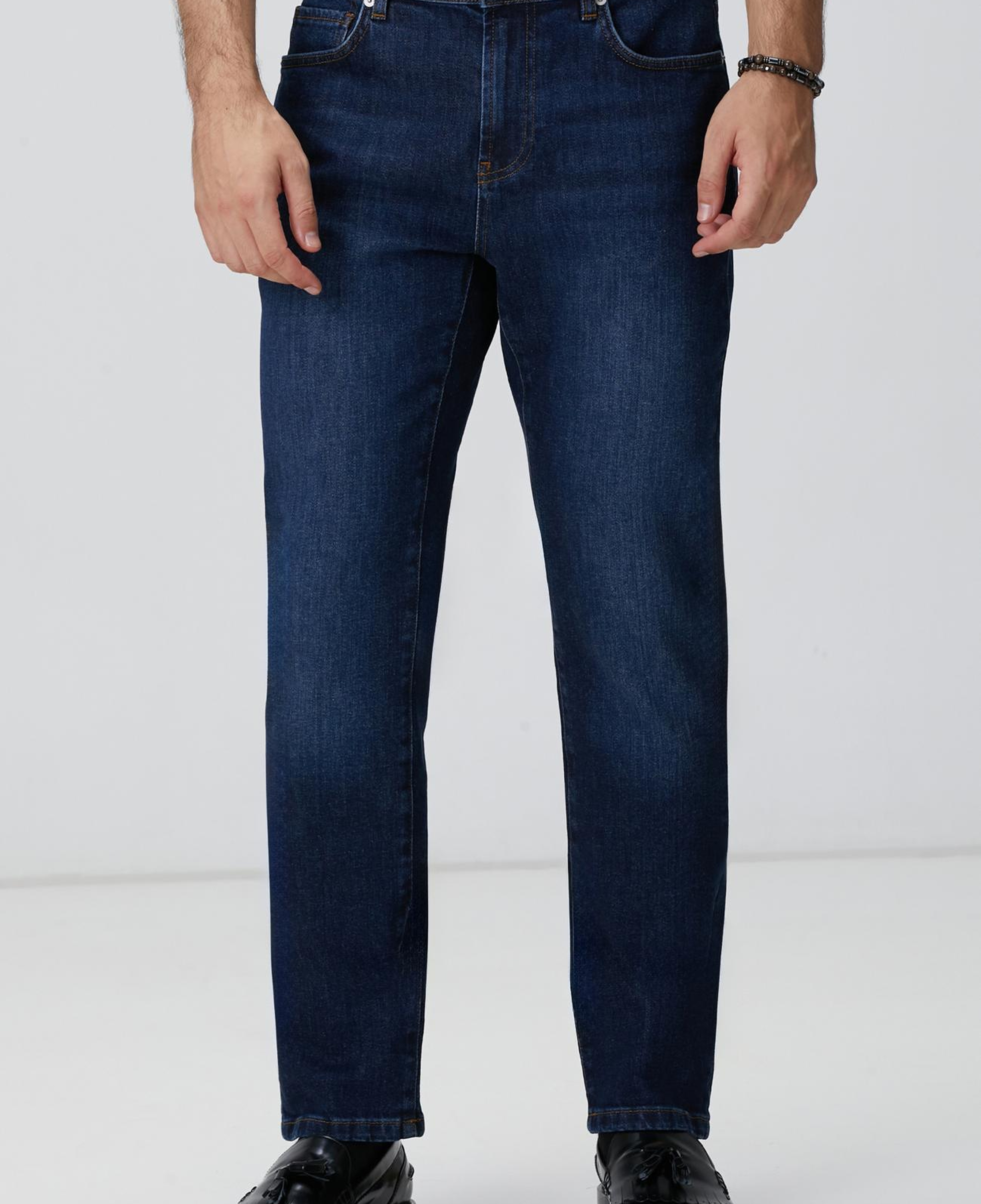 Network Erkek Lacivert Denim Pantolon