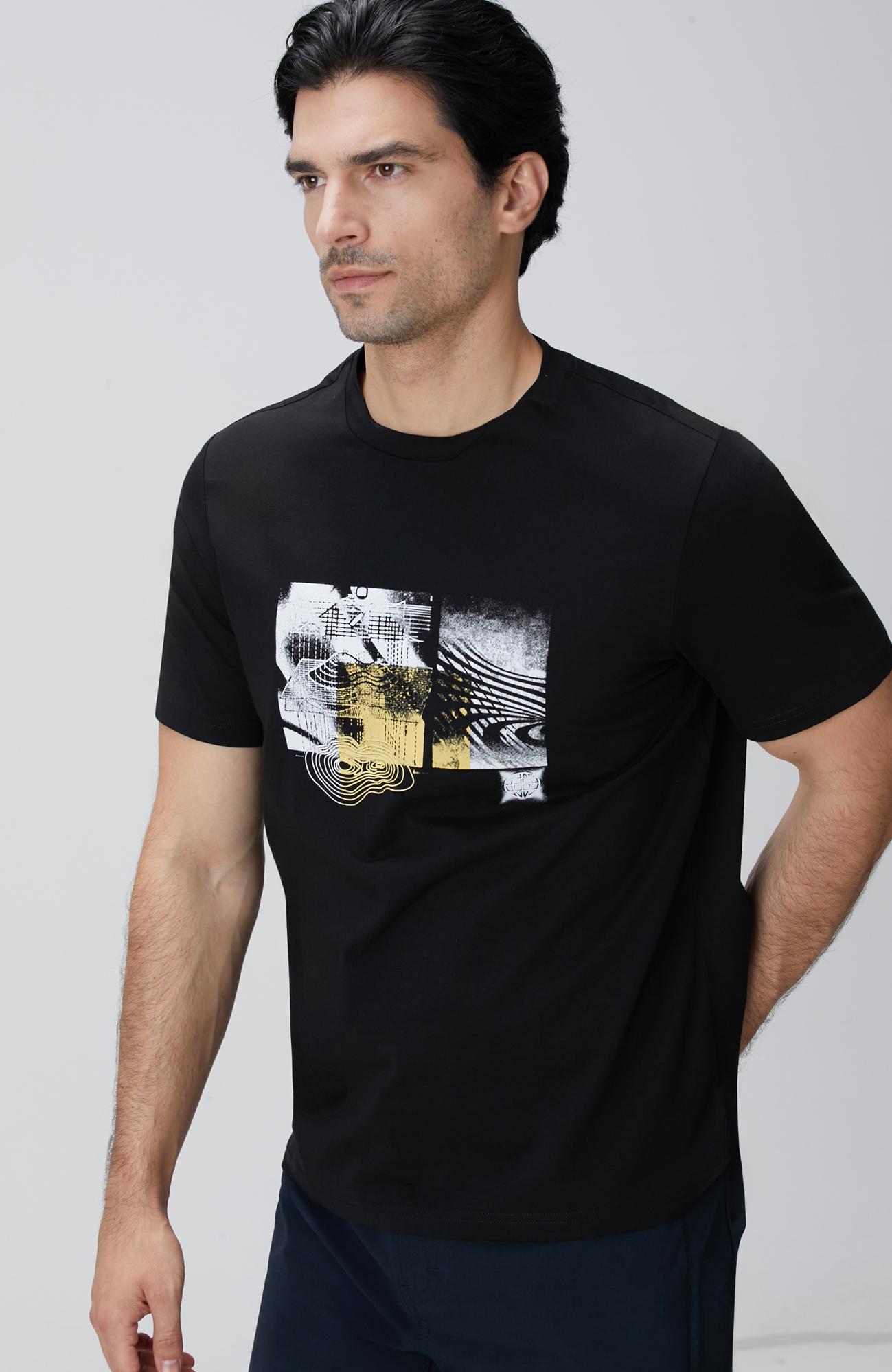 Network Erkek N-Tech Siyah T-shirt