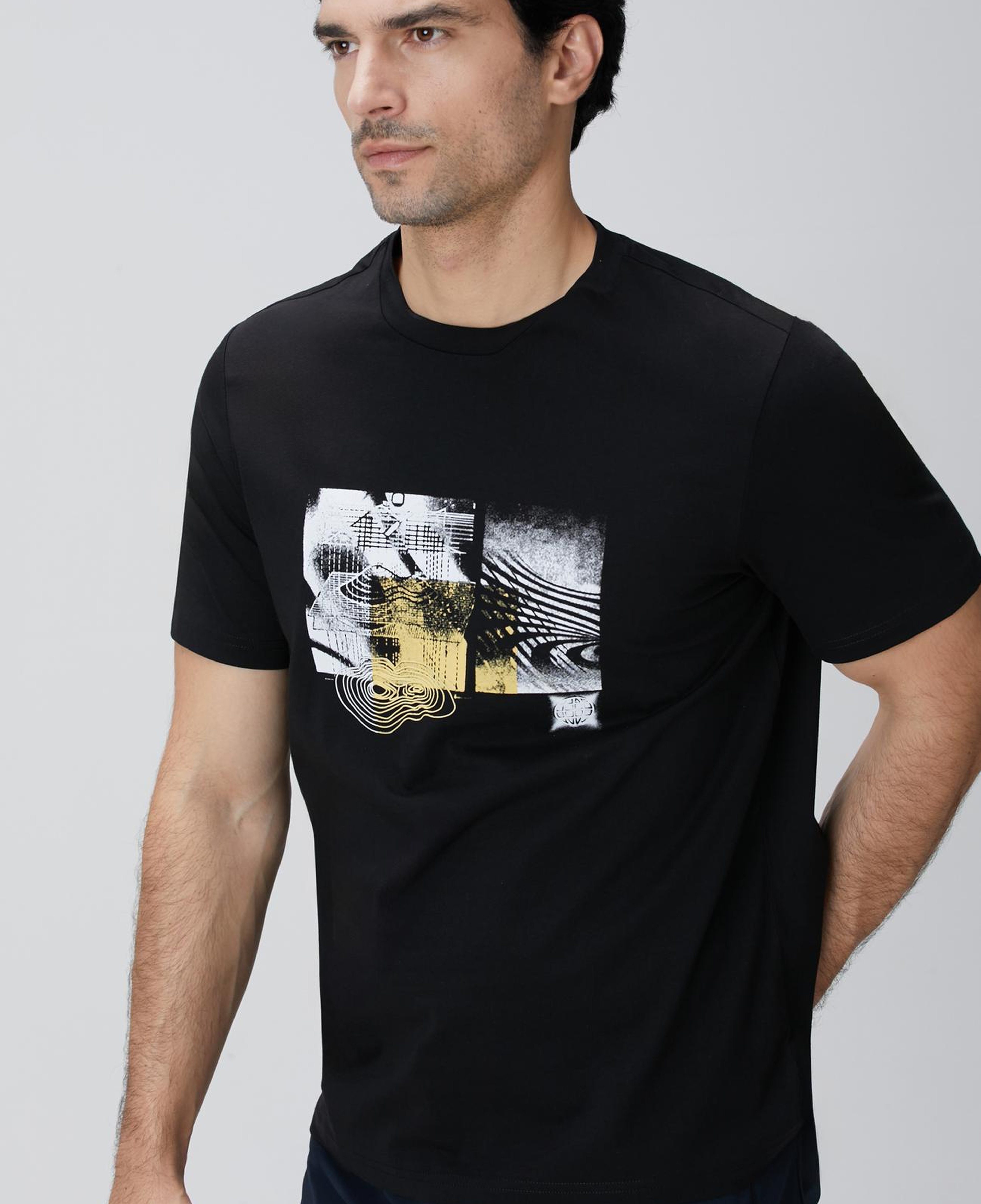 Network Erkek N-Tech Siyah T-shirt