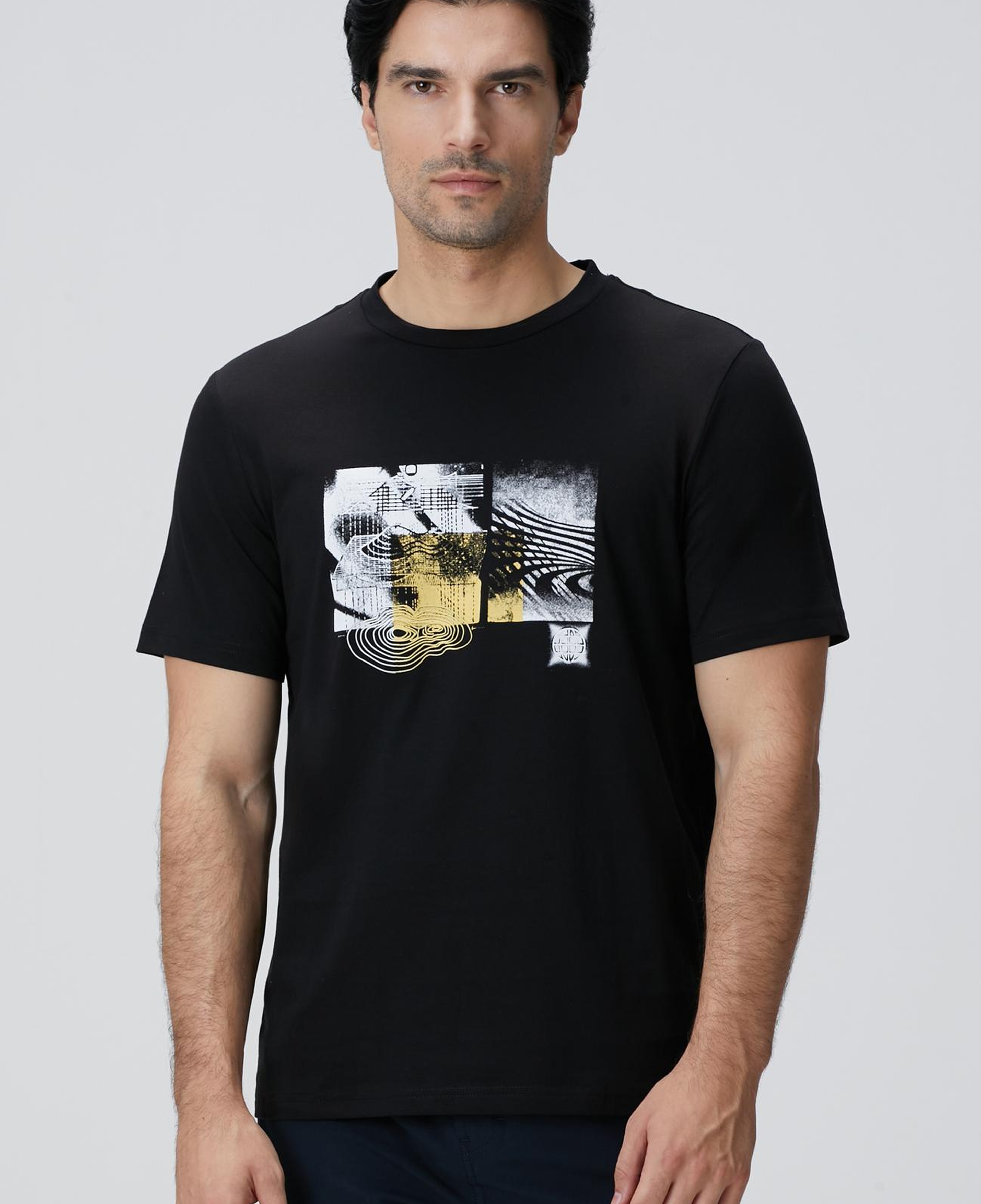 Network Erkek N-Tech Siyah T-shirt