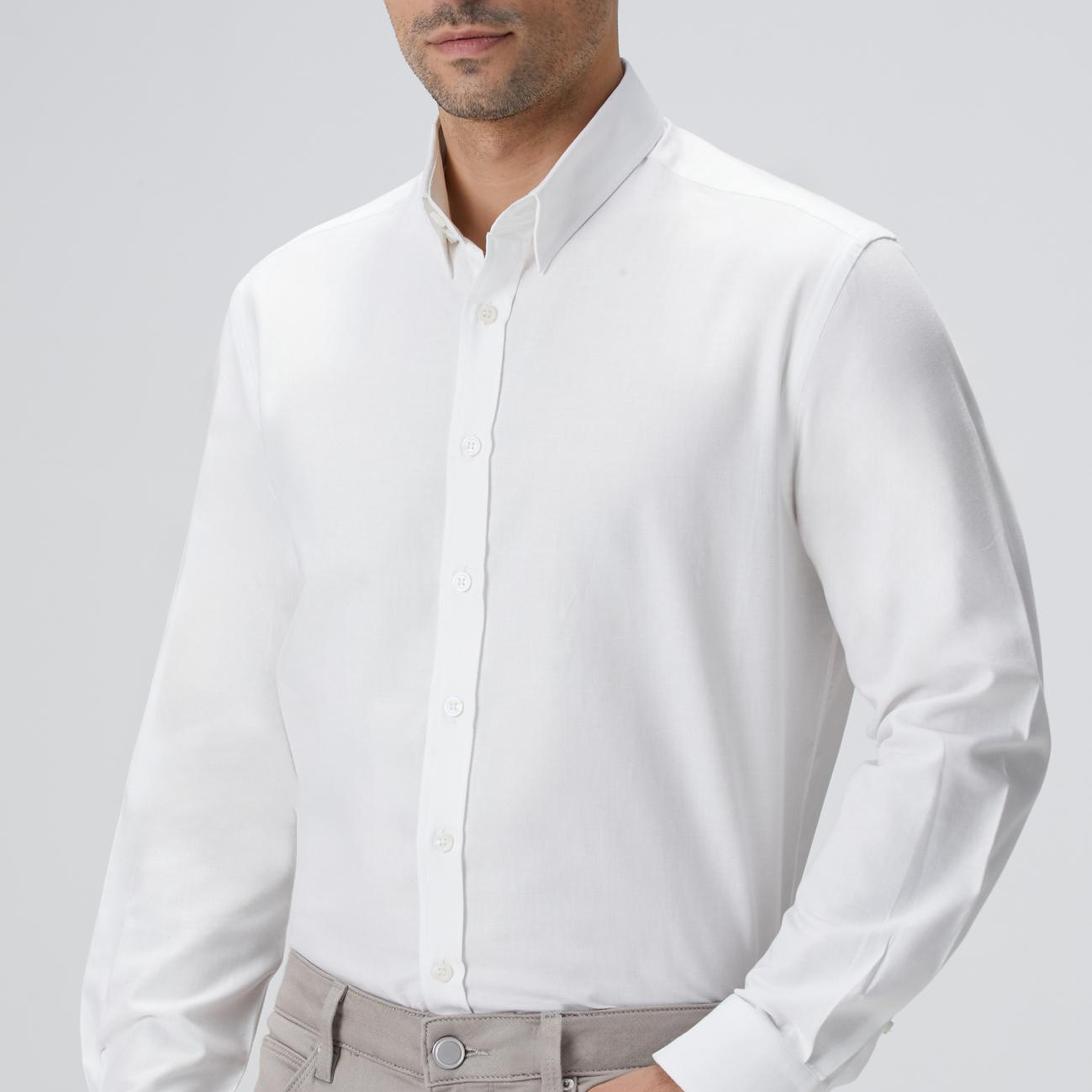 Network Erkek Beyaz Gömlek